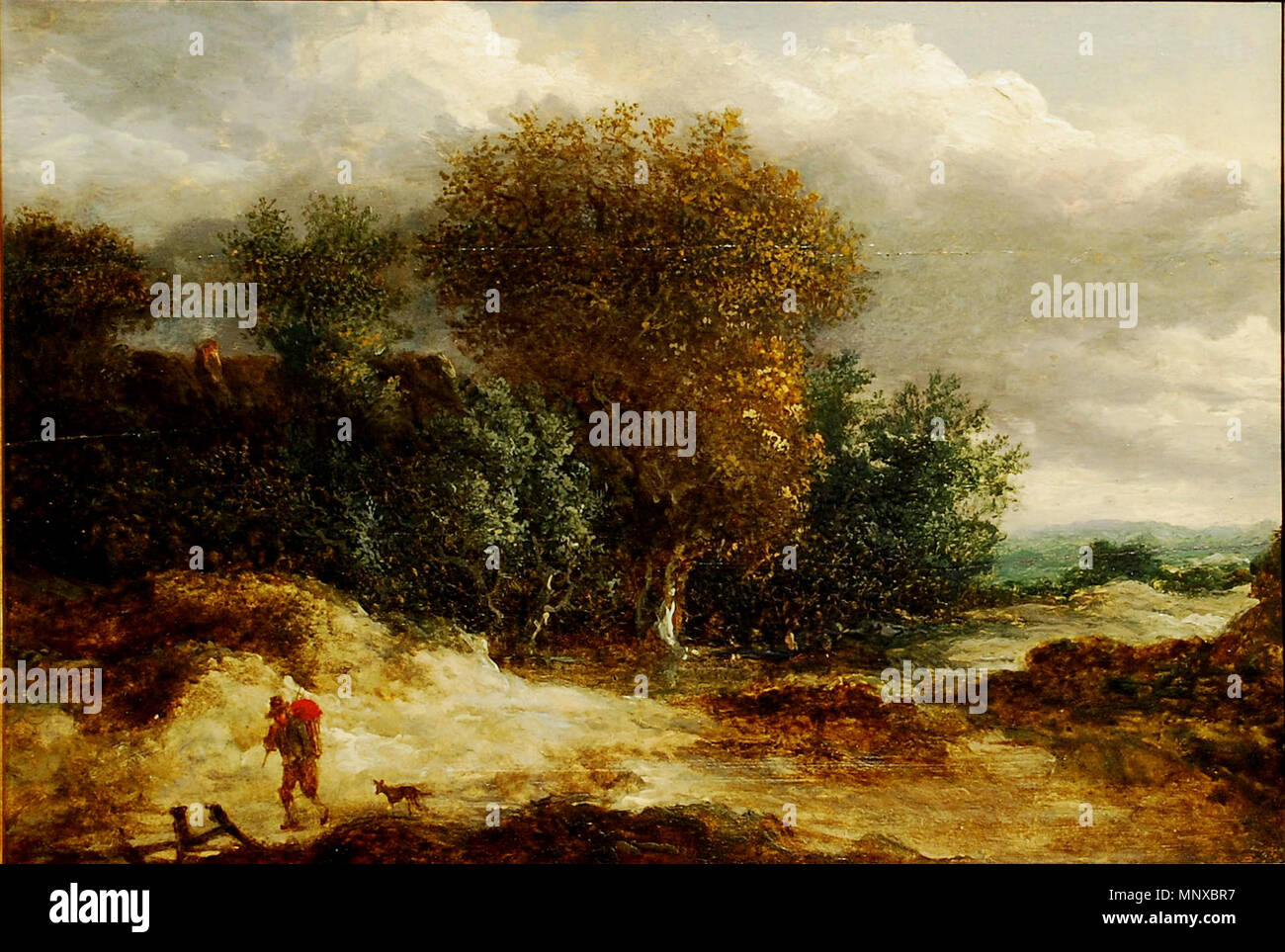 . Landschaft mit aufziehendem Gewitter . circa 1650. Gillis Rombouts (vers 1630-1672) Noms alternatifs Gillis Rom Bout, Gillis Rombout, Gilles Rombouts, Jellys Rombouts, Jillis Rontbout Gillis Rombouts, peintre et dessinateur néerlandais Description Date de naissance/décès vers 1630 25 février 1672 (enterré) Lieu de naissance/décès Haarlem Haarlem période de travail, de 1652 jusqu'à 1672 lieu de travail Haarlem contrôle d'autorité : Q1981590 : 95872371 VIAF ULAN : 500030944 : WGA Gillis ROMBOUTS, BPN : 38700019 RKD : 678771072 Rombouts, Gillis 1630 - 1678 Banque D'Images