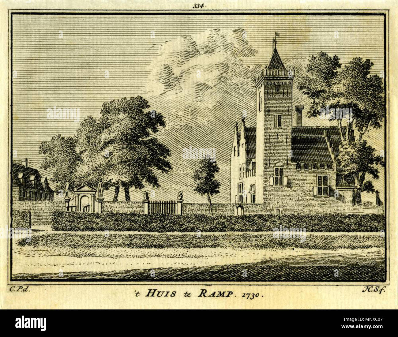 . Nederlands : Huis Te Rampe dans Bergen - Tekening Cornelis Pronk, gravure Hendrik Spilman (Uit het : Verheerlykt Nederland, Isaac Tirion, 1745/1774). 1730. Cornelis Pronk (1691-1759) Noms alternatifs Cornelis Pronck néerlandais Description dessinateur, peintre, miniaturiste et dessinateur Date de naissance/décès 10 Décembre 1691 28 septembre 1759 Lieu de naissance/décès Amsterdam Amsterdam période de travail entre 1711 et 1759 circa circa lieu de travail Amsterdam (ca. 1711-1759), Clèves, Overijssel, Drenthe, Frise le contrôle d'autorité : Q2726659 : VIAF 45112517 ISNI : 0000 0000 6677 1562 ULAN : 500010 Banque D'Images