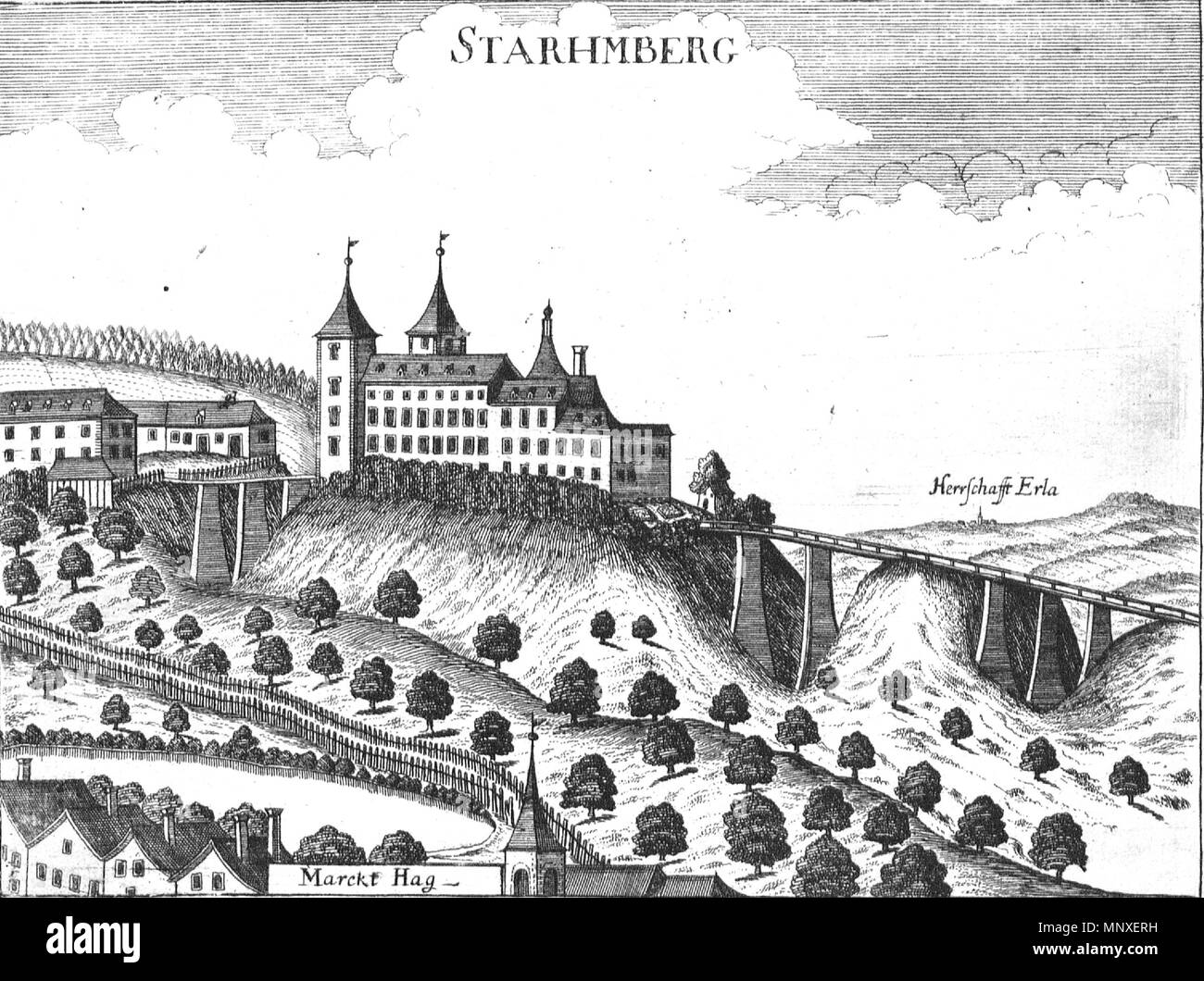 . Deutsch : Haus Starhemberg (Haag am Hausruck) nach einem Stich Georg von Matthäus Vischer von 1674 Austriae Topographia superioris modernae . 1674. Georg Matthäus Vischer (1628-1696) Noms alternatifs Georg Mathias Vischer cartographe et graveur autrichien Description Date de naissance/décès 22 Avril 1628 13 décembre 1696 Lieu de naissance/décès Wenns (Tirol, Tyrol du Sud) Linz contrôle d'autorité : Q86223 : 2771891 VIAF ISNI : 0000 0000 6659 9395 ULAN : 500091493 35852058 NLA : GND : 1187686461141 Starhemberg-neu Banque D'Images