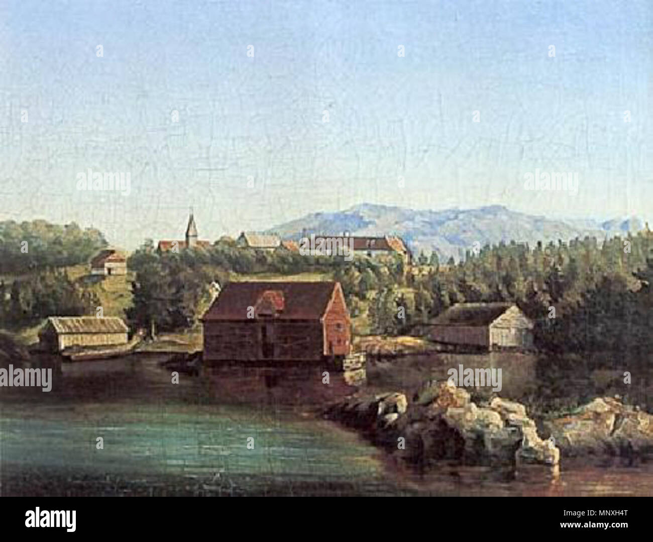 1152 Svanøy dans les années 1850 Banque D'Images