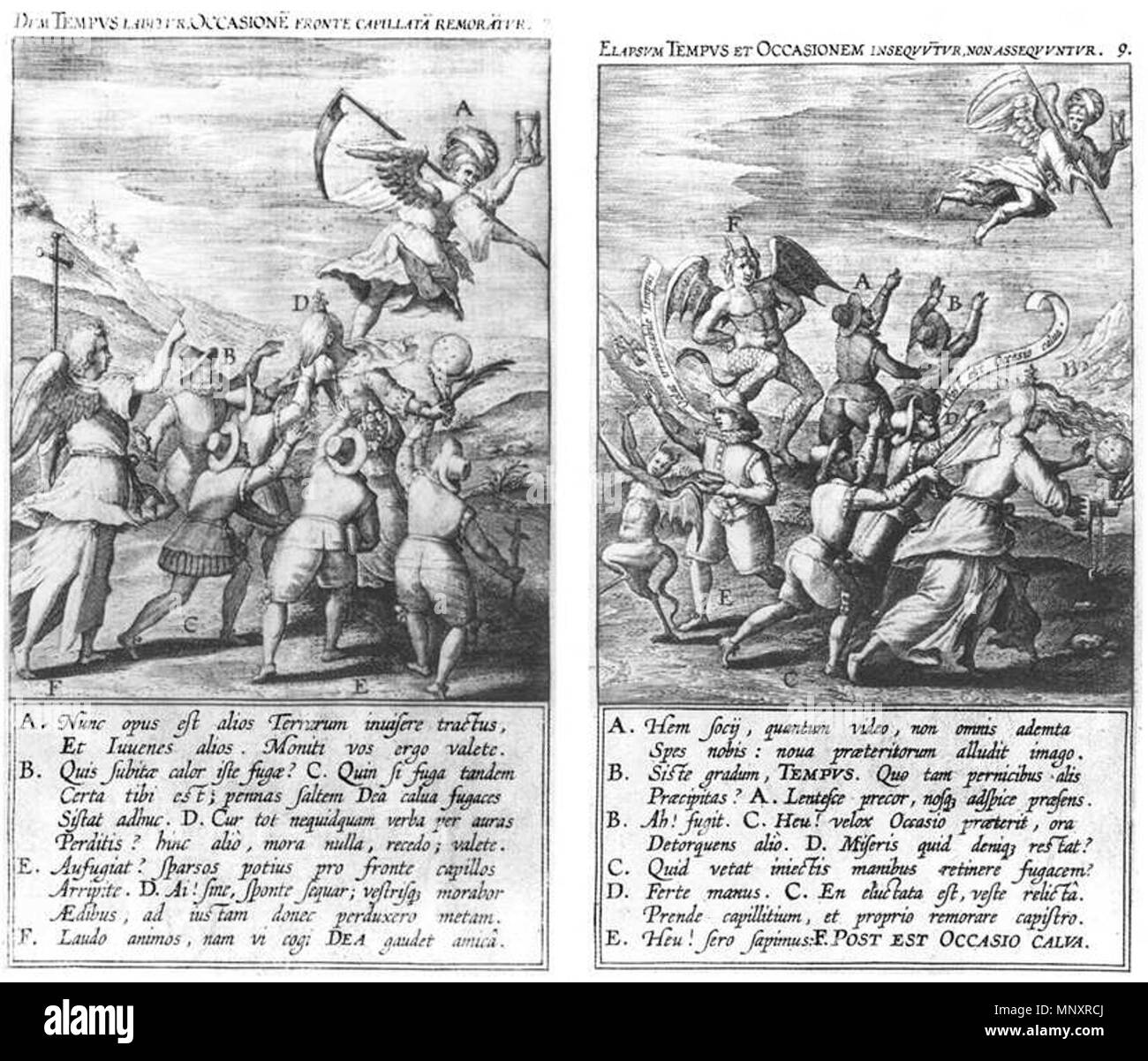 Anglais : Occasion saisis, 1605 Occasion manquée. 1184 Theodoor Galle - Occasion saisis, occasion manquée - WGA08445 Banque D'Images