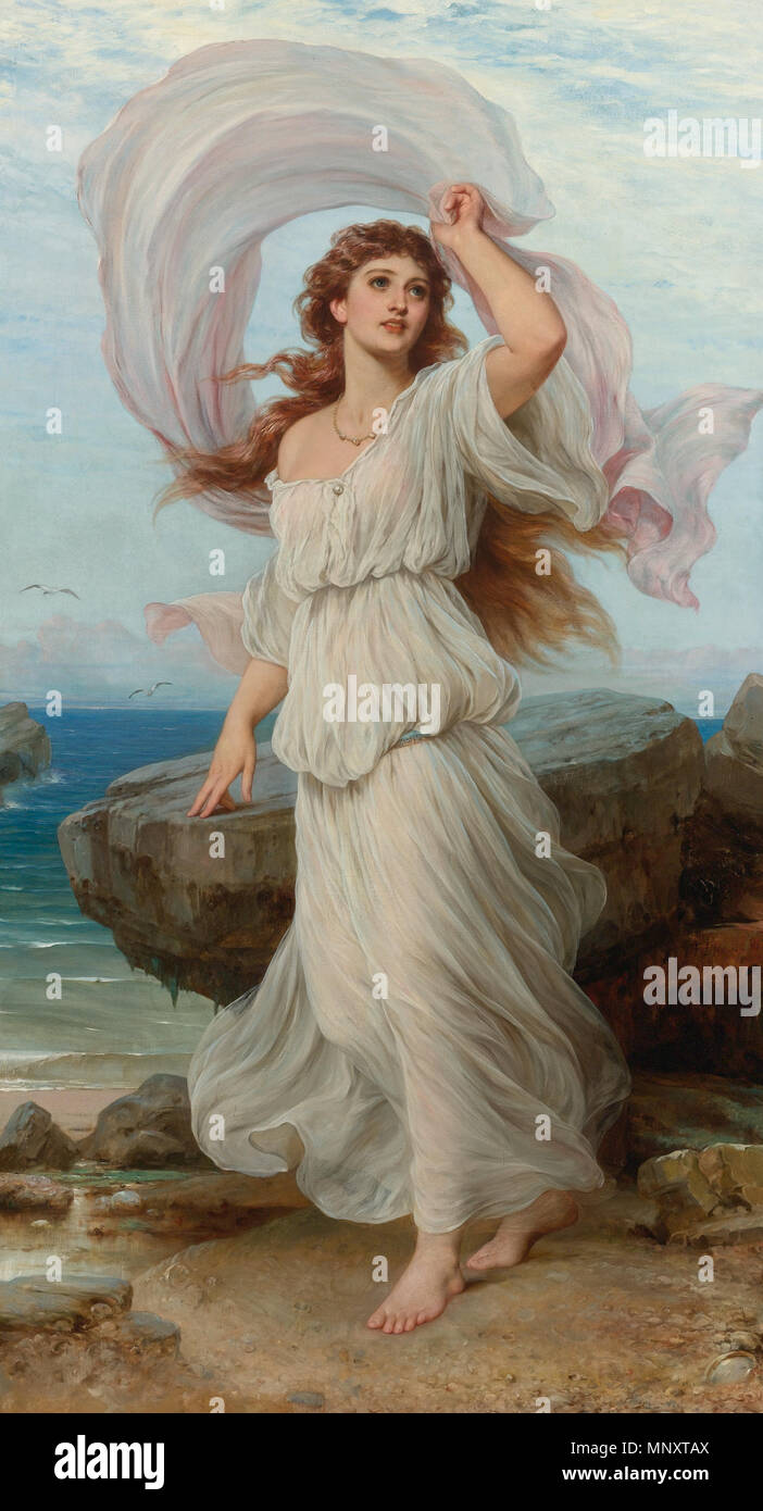 . Anglais : Miranda. Signé T.F. Dicksee Miranda inscrit ; T.F. Dicksee / Fitzroy Square 2 sur une étiquette à l'arrière. Huile sur toile, 152,4 x 84,5 cm . en 1895. Thomas Francis Dicksee (1819-1895) Alternative Names Thomas Francis Dicksee Description peintre britannique Date de naissance/décès 13 Décembre 1819 6 novembre 1895 Lieu de naissance/décès London London Authority control : Q7789765 : VIAF 49097769 ISNI : 0000 0000 6706 7403 ULAN : 500019516 RCAC : nr93008055 RKD : 22561 1188 WorldCat Thomas Francis Dicksee Miranda Banque D'Images