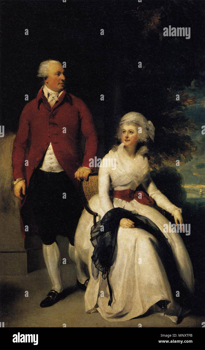 M. et Mme John Julius Angerstein 1792. 1189 Thomas Lawrence - M. et Mme John Julius Angerstein - WGA12512 Banque D'Images