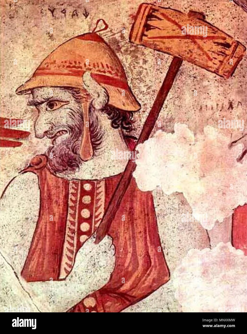 1199 François Tomba di Vulci - Caronte Banque D'Images