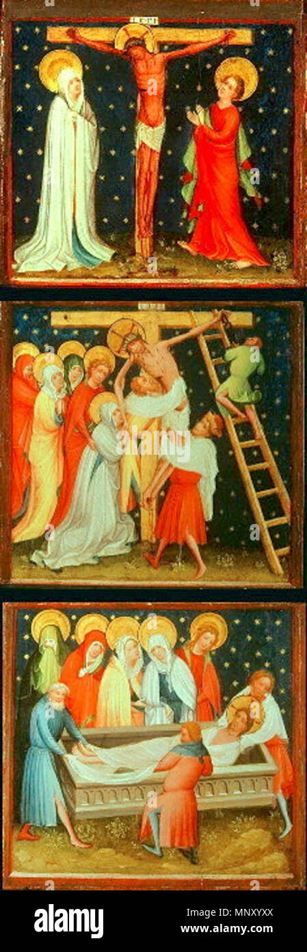 [Bildindex der Kunst und Architektur] . English : Triptyque de la Petite Passion - Volet droit . 13 février 2016. Maître de la Petite Passion (actif vers 1400-1420) 1205 Triptyque de la Petite Passion - Volet droit Banque D'Images