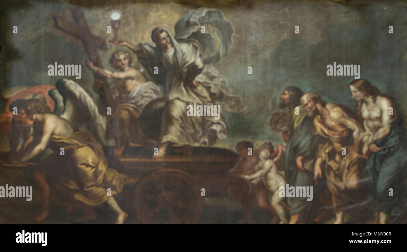 1205 Triunfo da Fé sobre os Sentidos (ch. 1740-50) - André Gonçalves (Igreja do Socorro (Funchal) Banque D'Images