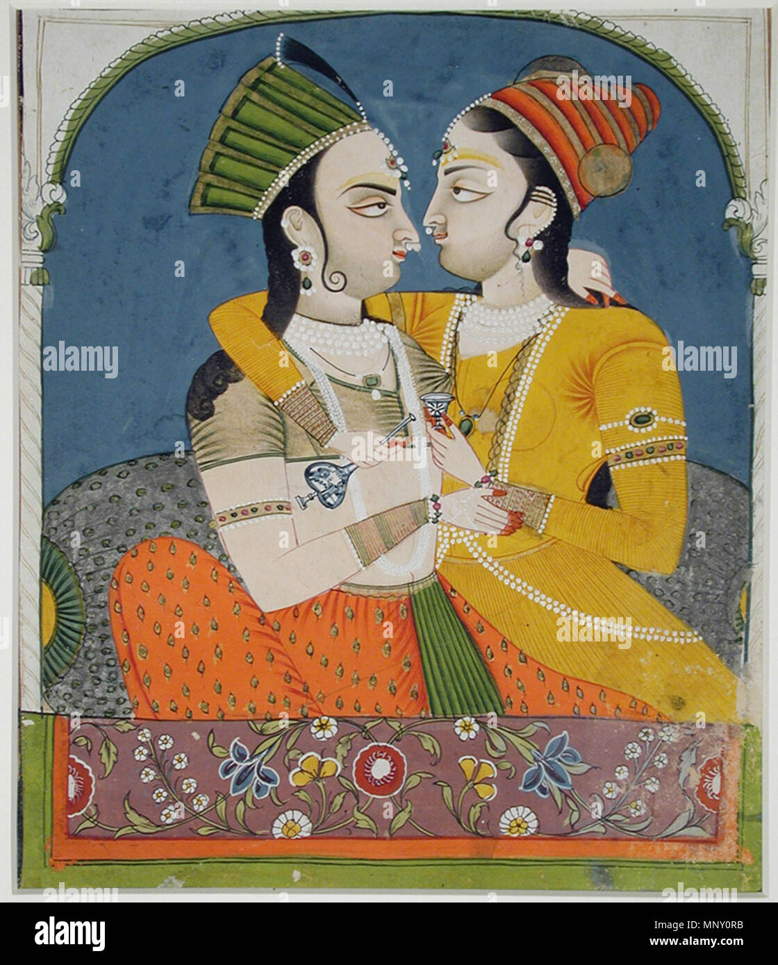 . Anglais : Date de création : ca. Affichage 1780 Dimensions : 8 21/32 in. x 7 9/32 in. (22 cm x 18,5 cm) de la ligne de crédit : Edwin Binney 3ème Numéro : 1990.861 Collection :  <a href ='http://www.sdmart.org/art/our-collection/asian-art' rel ='nofollow' >Les San Diego Museum of Art </a > . 6 septembre 2011, 14:28:39. Anglais : thesandiegomuseumofartcollection 1209 Deux reines partager un verre (6125110478) Banque D'Images