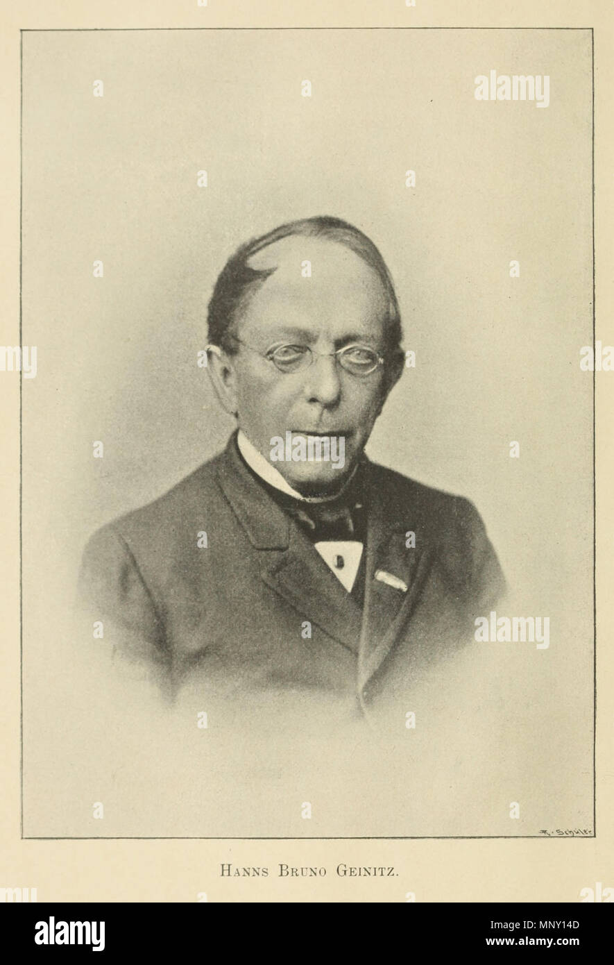 . Deutsch : Porträt von Hanns Bruno Geinitz (1814-1900) . 1893/1894. Inconnu 1211 UC1.b4291833 page 016 Banque D'Images