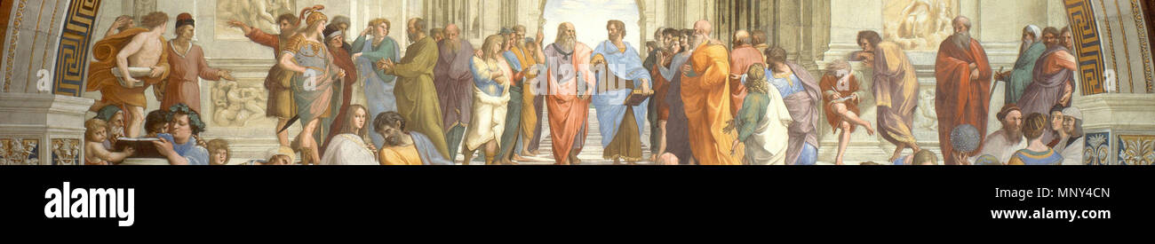 . Anglais : Raphael's 'Ecole d'Athènes". 15 août 2013, 20:01:52. Raphael (1483-1520) Noms alternatifs, Raffaello Santi Raffaello de Urbino, Rafael Sanzio de Urbino, Raffael Description peintre et architecte Date de naissance/Décès 6 Avril 1483 6 avril 1520 Lieu de naissance/décès Urbino Rome lieu de travail Florence, Rome, Pérouse contrôle d'autorité : Q5597 : VIAF 64055977 ISNI : 0000 0001 2136 483X ULAN : 500023578 RCAC : n79041756 35442294 1226 NLA : WorldCat Vatican banner Rafael's "Ecole d'Athènes" Banque D'Images