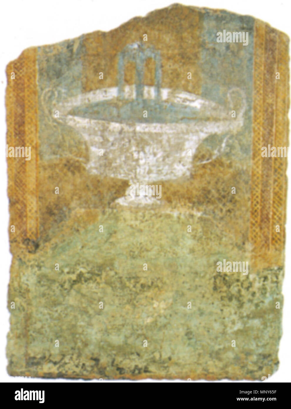 . Villa della Farnesina a Roma : affreschi con fontana e incannucciata, ora al Museo Nazionale Romano. 30s-20s BC. voir le nom du fichier ou de la catégorie 1236 Villa della Farnesina, affreschi con fontana e incannucciata, Museo Nazionale Romano 02 Banque D'Images