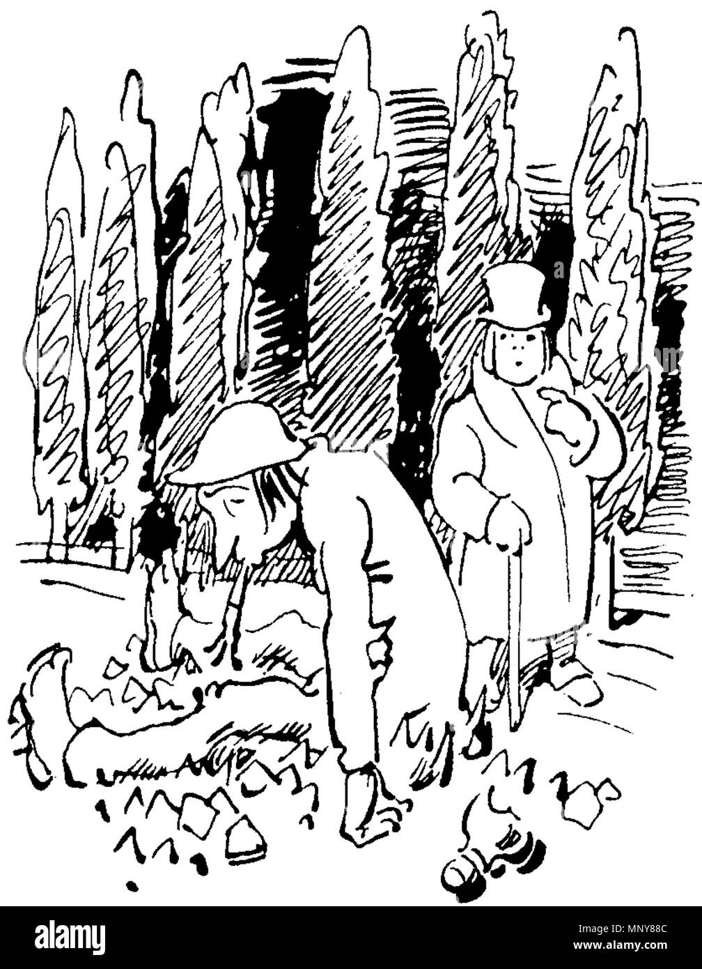 . Deutsch : aus 'Der Haarbeutel' von Wilhelm Busch. 1878. Wilhelm Busch (1832-1908) Allemand Description dessinateur, peintre et poète Date de naissance/décès 15 Avril 1832 9 janvier 1908 Lieu de naissance/décès Wiedensahl Mechtshausen lieu de travail Munich, Francfort, Wiedensahl contrôle d'autorité : Q109540 : VIAF 22139423 ISNI : 0000 0001 0877 704X ULAN : 500026717 RCAC : n79133995 35024197 1247 NLA : WorldCat W Busch Der 27 Haarbeutel Banque D'Images