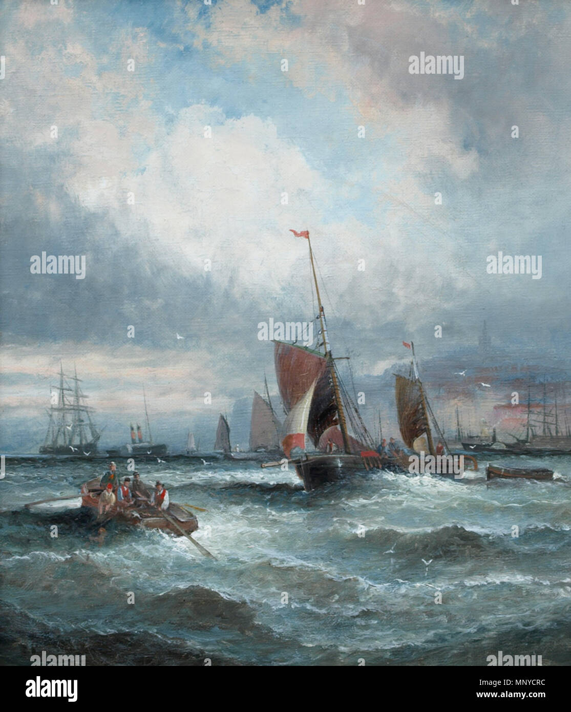 . Anglais : Fresh Breeze off Scarborough . 4 novembre 2014, 21:21:13. William Thornley (1847-1907) Noms alternatifs William Thornley, William A. Thornbury ; William Anson Thornbery ; William Anson ; Charles Thorneley peintre de marine britannique Description Date de naissance/décès 1847 1907 période de travail fl. 1858 - 1898 Contrôle d'autorité : Q19661072 RKD : 773111268 William Thornley - Fresh Breeze off Scarborough Banque D'Images