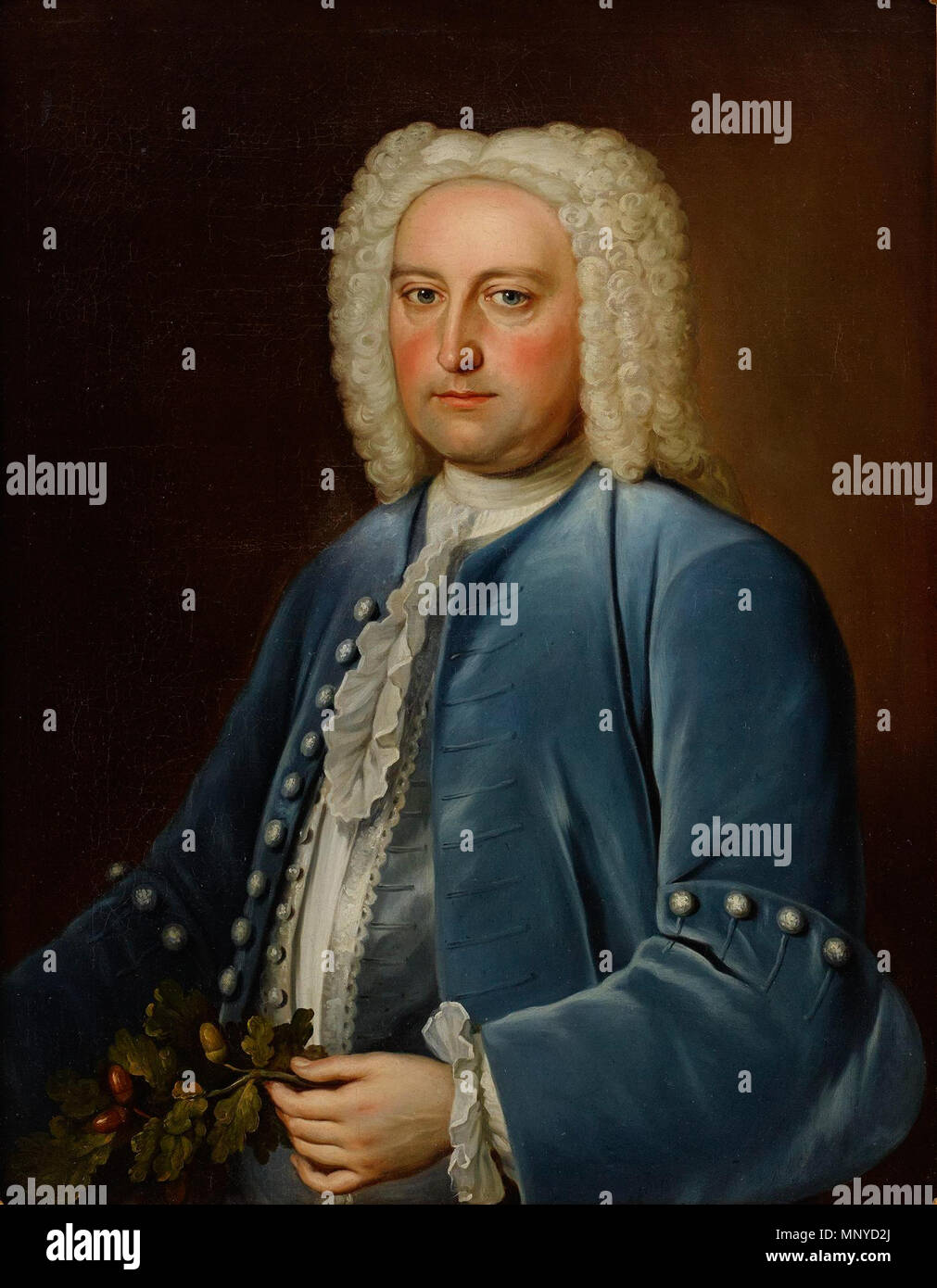 Anglais : Portrait de l'archiviste anglais William Stukeley (1687-1765).  Portrait dans l'école anglaise de la première moitié du xviiie siècle. Ce  qui suit est la traduction de l'auction catalogue description de