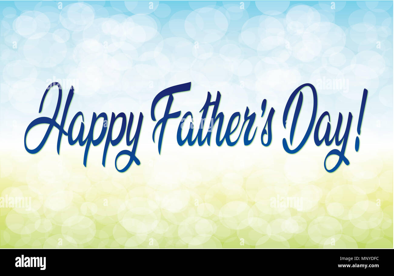 Happy Father's Day Banner Banque D'Images