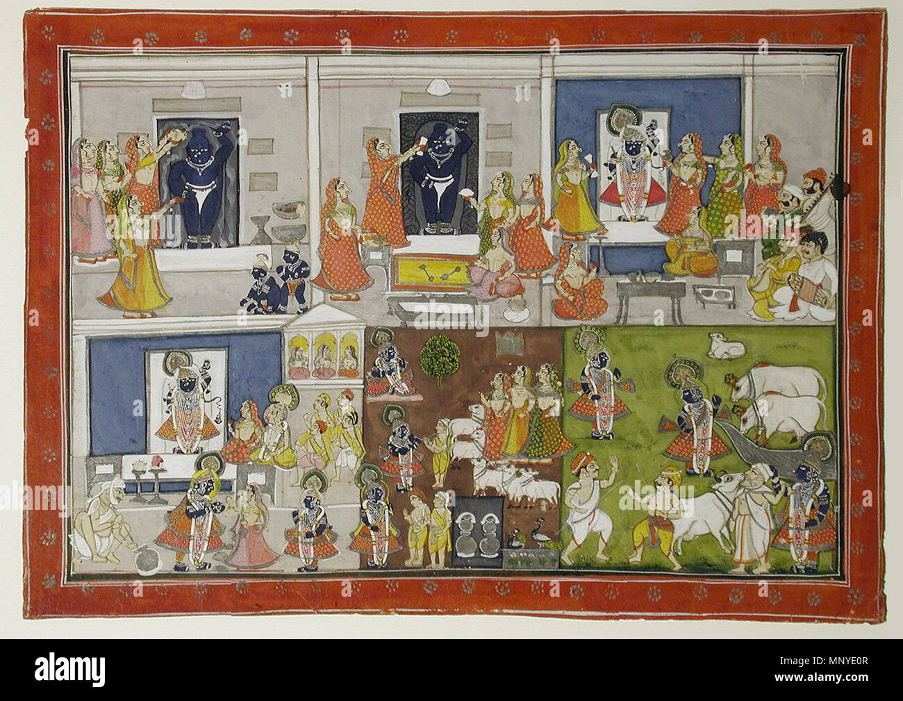 . Anglais : Date de création : ca. Affichage 1840 Dimensions : 9 19/32 in. x 13 3/8 in. (24,4 cm x 34 cm) de la ligne de crédit : Edwin Binney 3ème Numéro : 1990.837 Collection :  <a href ='http://www.sdmart.org/art/our-collection/asian-art' rel ='nofollow' >Les San Diego Museum of Art </a > . 6 septembre 2011, 14:28:48. Anglais : thesandiegomuseumofartcollection Nathji 1274 culte de Sri (6124567259) Banque D'Images