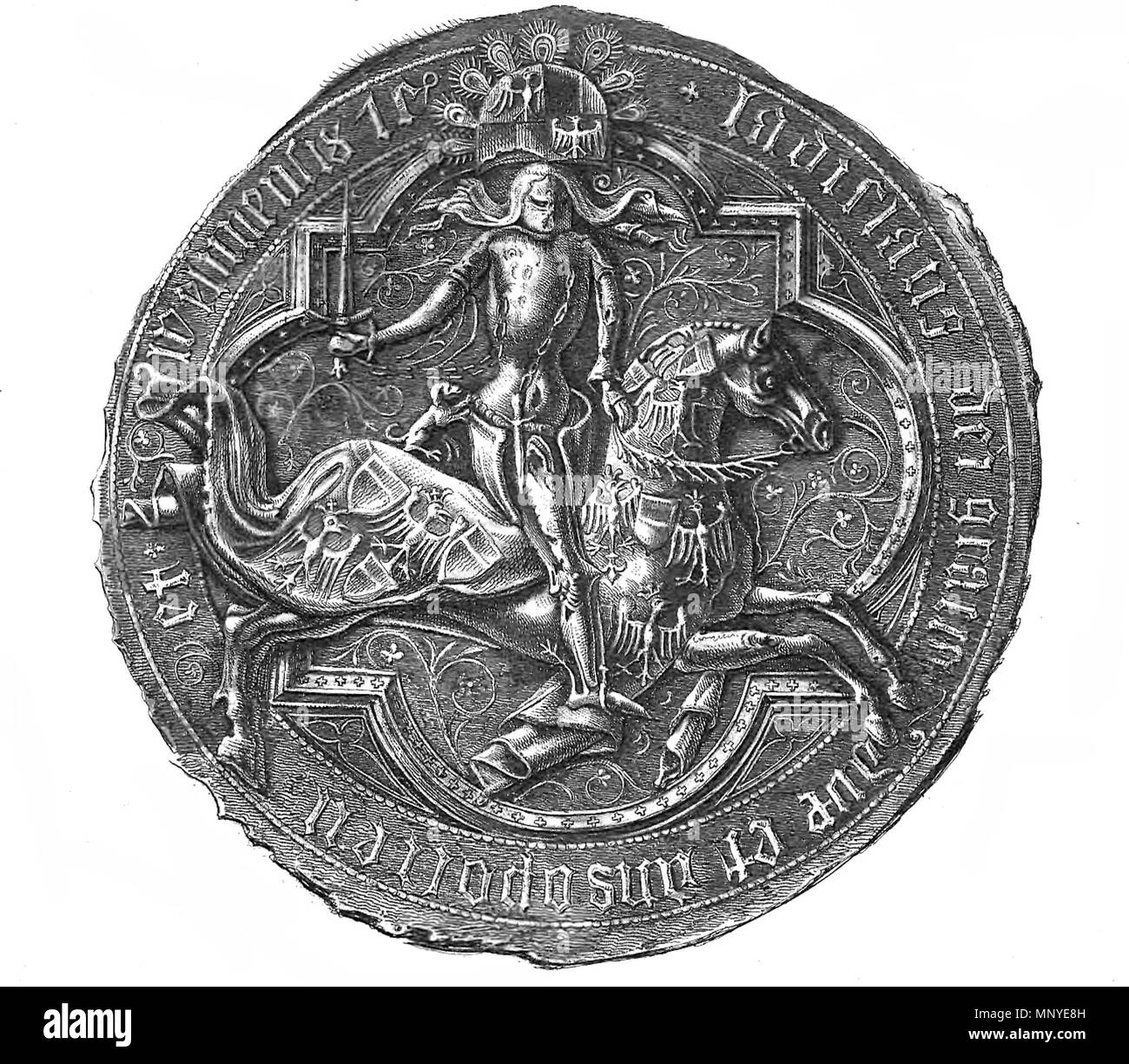 Aucun joint 1275 Władysław Opolczyk 1378 Banque D'Images