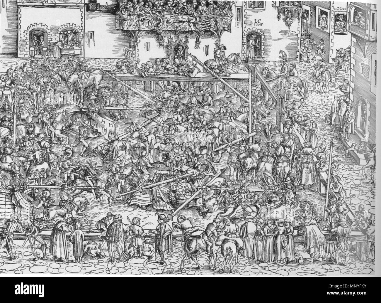 . Anglais : La joute sur le marché Deutsch : Turnier auf dem Marktplatz . 1506. Lucas Cranach le Vieux noms alternatifs Lucas Cranach le Vieux Description - Peintre, dessinateur, graveur et peintre de la cour Date de naissance/décès 4 Octobre 1472 / 1472 / 1553 16 octobre 1553 Lieu de naissance/décès Kronach Weimar lieu de travail Lutherstadt Wittenberg contrôle d'autorité : Q191748 : VIAF 49268177 ISNI : 0000 0001 2131 9721 ULAN : 500115364 RCAC : n50020861 NLA : 35031951 830 WorldCat Lucas Cranach Elder Turnier auf dem Marktplatz 1506 Banque D'Images
