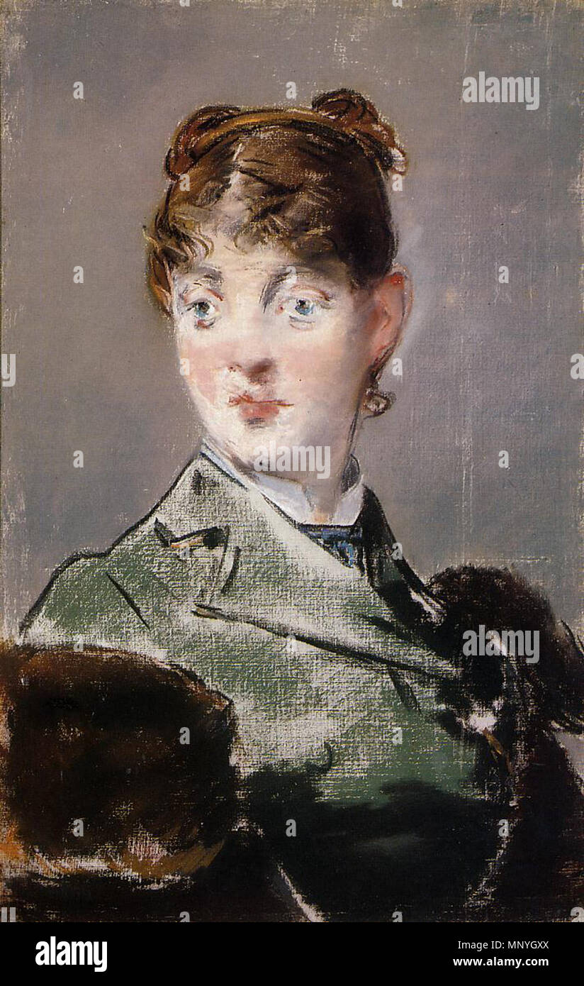 1289 Édouard Manet - Portrait de Mme Guillemet Banque D'Images