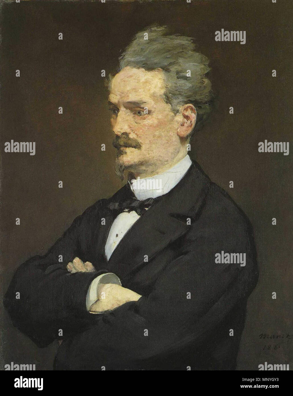 1289 Édouard Manet - Portrait Henri Rochefort2 Banque D'Images