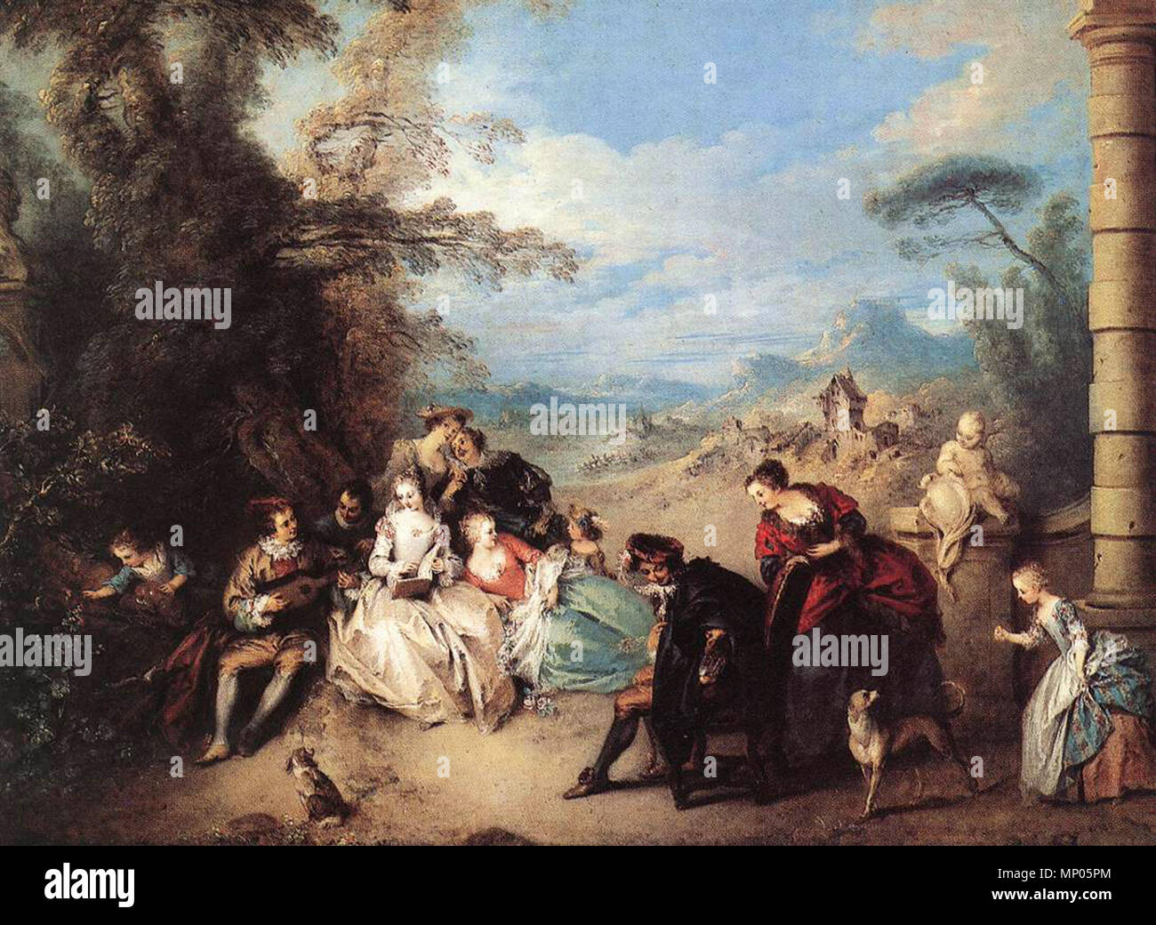 963 PATER, Jean Baptiste Joseph - Concert Champêtre Banque D'Images