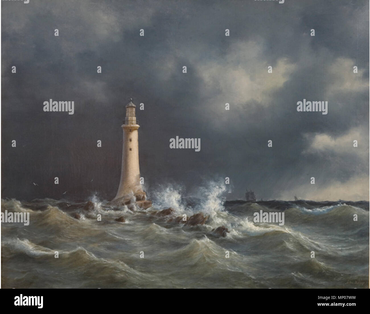 Kms851 881 Melbye 1846 Eddystone Banque D'Images