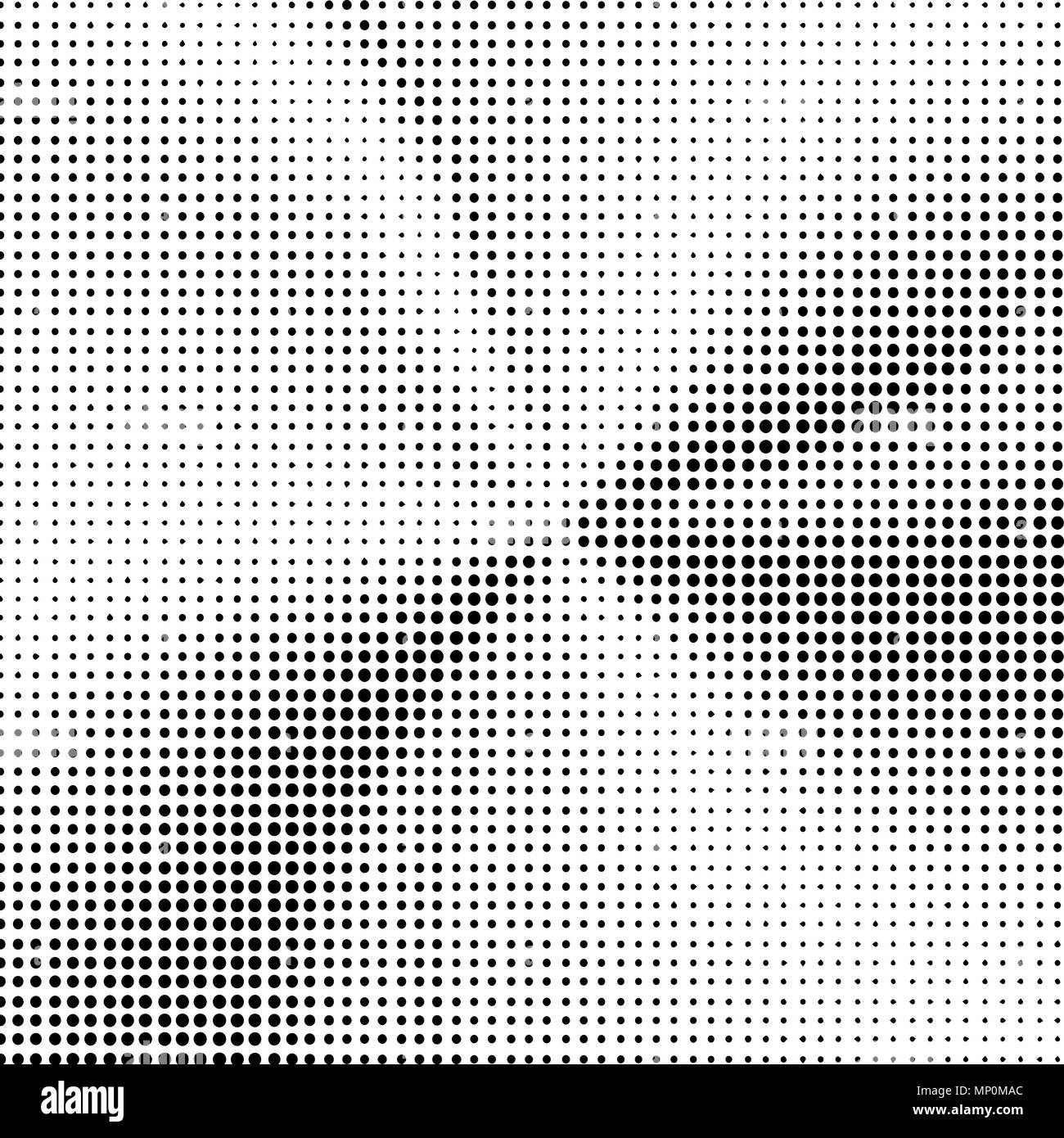 Arrière-plan de demi-teintes. Texture abstrait en pointillés Illustration de Vecteur