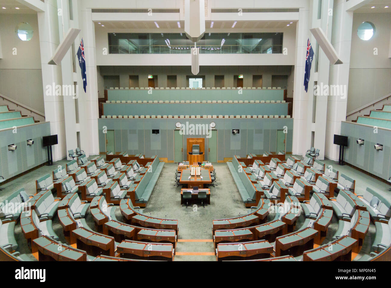 Chambre des représentants au Parlement House, Canberra, ACT, Australie Banque D'Images