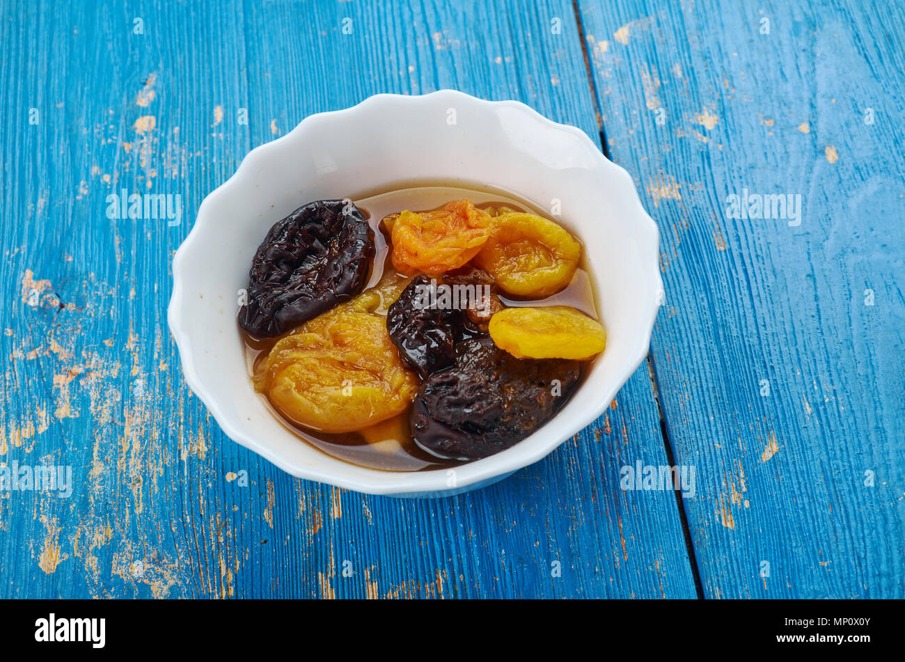 Chamcharak - Armenian Soupe sucrée de fruits secs Banque D'Images