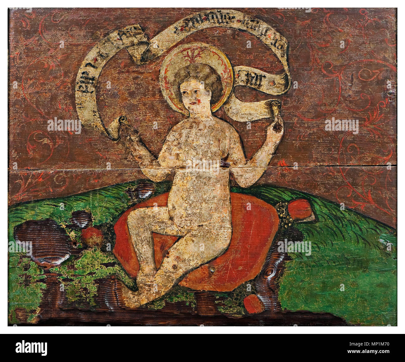 Enfant Jésus. Des Holzbild Kreuzgangkapelle Jesuskindes dans der des Klosters Wettingen . circa 1450. 718 anonyme Jesuskind Wettingen Banque D'Images