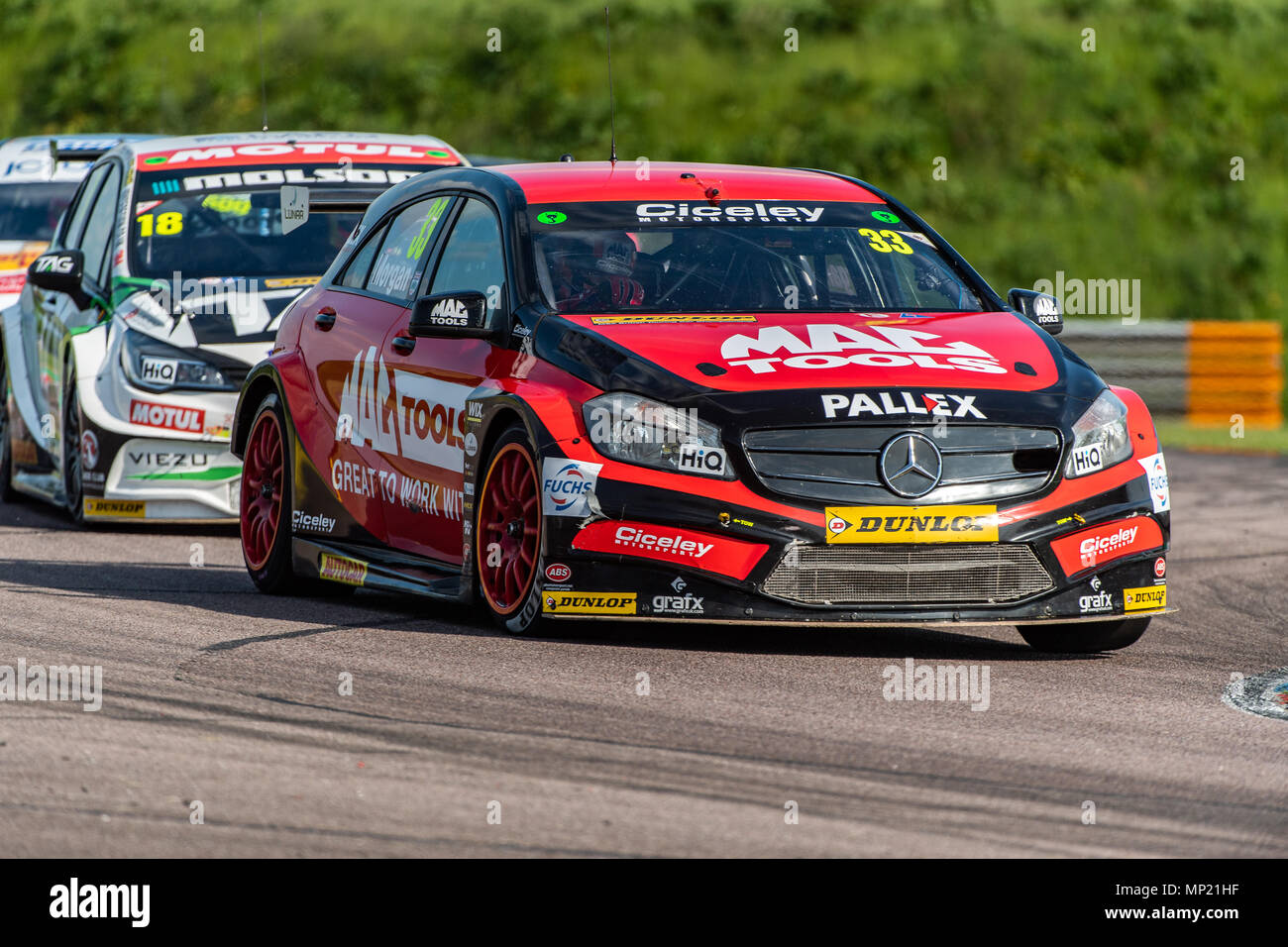 British Touring Car Championship 2018 Thruxton Banque D'Images