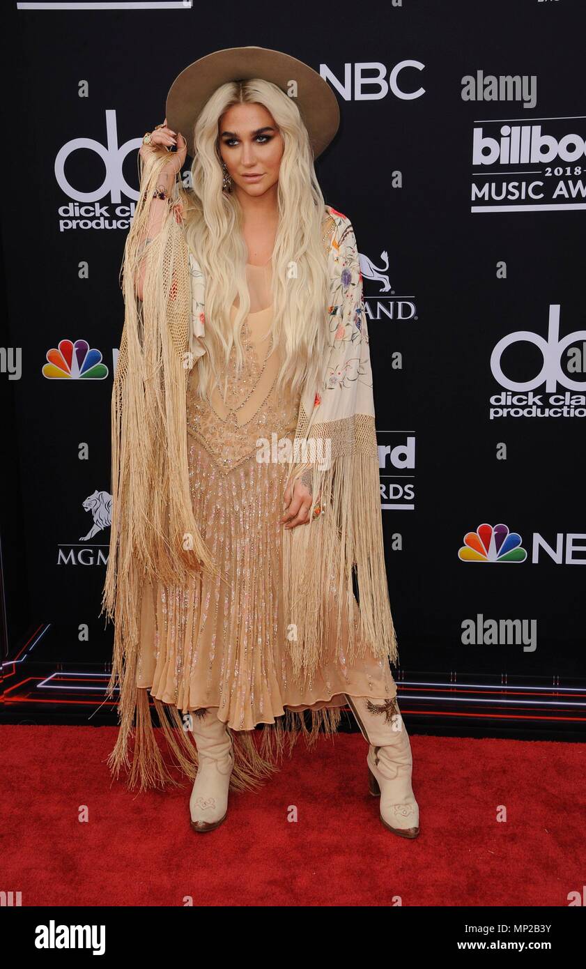 Kesha aux arrivées de Billboard Music Awards 2018, MGM Grand Garden Arena, Las Vegas, NV le 20 mai 2018. Photo par : Elizabeth Goodenough/Everett Collection Banque D'Images