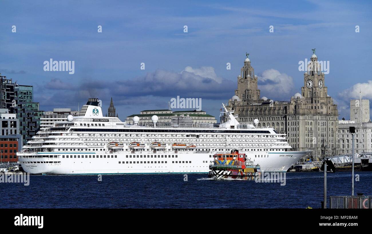 Liverpool, Royaume-Uni fred olson bateau de croisière amarré à Braemar crédit Liverpool Ian Fairbrother/Alamy Banque D'Images