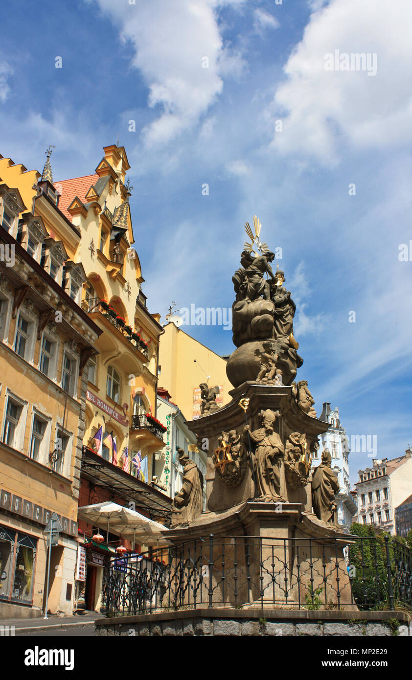 Célèbre station thermale de Karlovy Vary en République Tchèque Banque D'Images