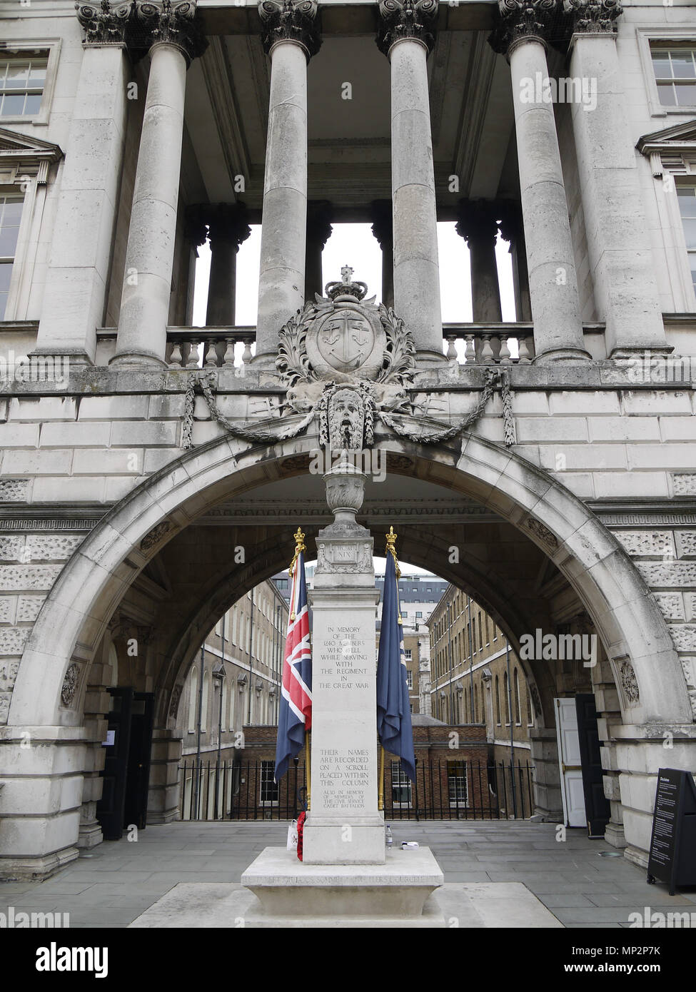 Londres - le 21 mai 2018 : vue générale de Somerset House qui est un grand bâtiment néoclassique sur le côté sud du Strand Banque D'Images