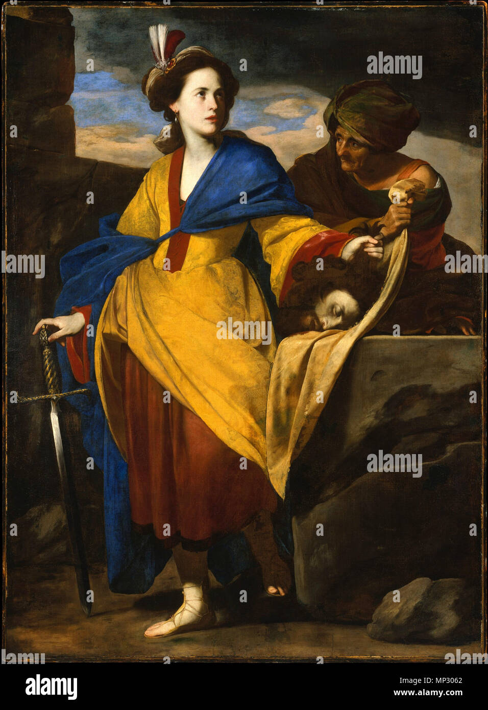 1141 Francis, Massimo - Judith avec la tête d'Holopherne - ch. 1630-35 Banque D'Images