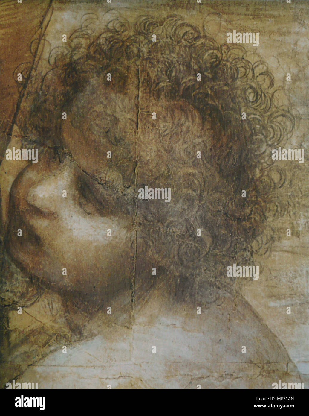 836 Léonard de Vinci - Vierge, l'Enfant Jésus, Sainte Anne & ; St Jean-Baptiste 2 Banque D'Images 836 Léonard de Vinci - Vierge, l'Enfant Jésus, Sainte Anne & ; St Jean-Baptiste 2 Banque D'Images