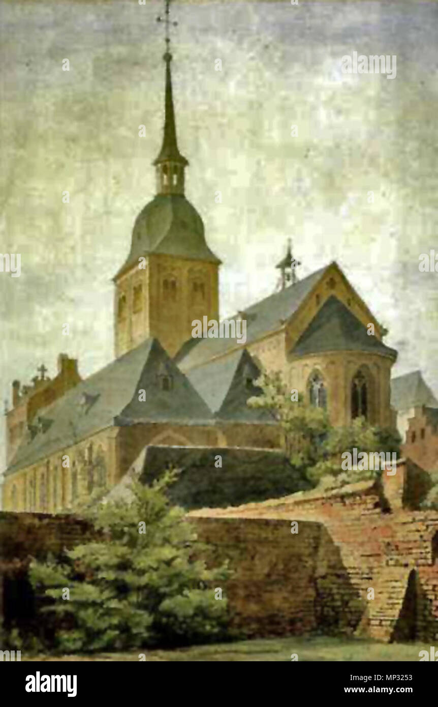 1137 St-Johann-Baptist-Köln-um-1840 Banque D'Images