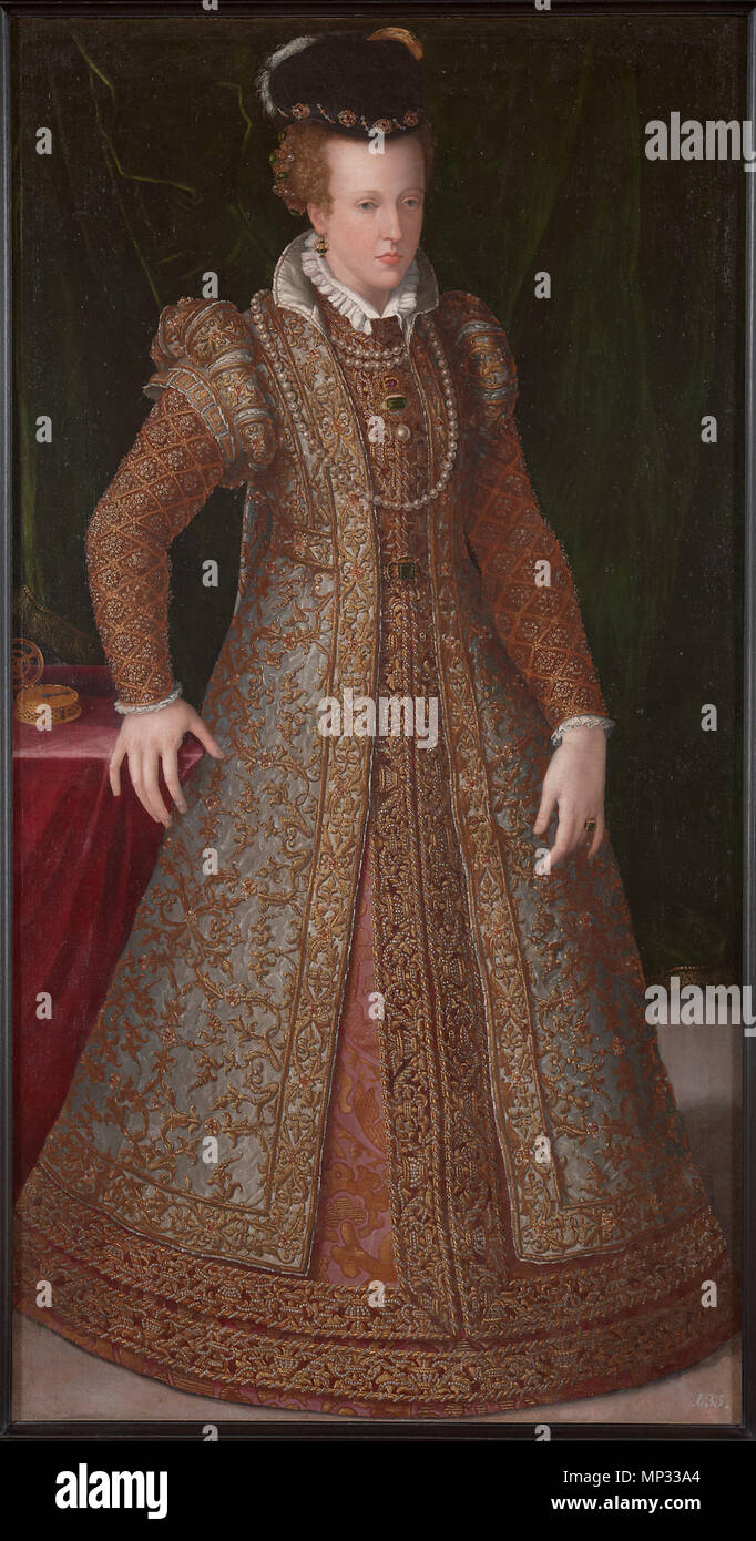 . Anglais : Joanna de l'Autriche, grande-duchesse de Toscane (1547-1578) . 16e siècle. 721 Joanna de l'Autriche, grande-duchesse de Toscane par Giovanni Bizelli Banque D'Images