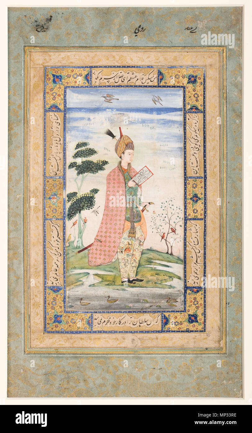 . Anglais : Affichage : artiste artiste inconnu Date de création : ca. Affichage 1615 Dimensions : 6 po. x 3 3/8 po 3/8 po. (16,2 cm x 8,6 cm) Ligne de crédit : Edwin Binney 3ème Numéro : 1990.457 Collection :  <a href ='http://www.sdmart.org/art/our-collection/asian-art' rel ='nofollow' >Les San Diego Museum of Art </a > . 22 mars 2010, 12:36:54. Anglais : thesandiegomuseumofartcollection 1045 Recto- verso ; courtisan perse- calligraphie (6125054834) Banque D'Images