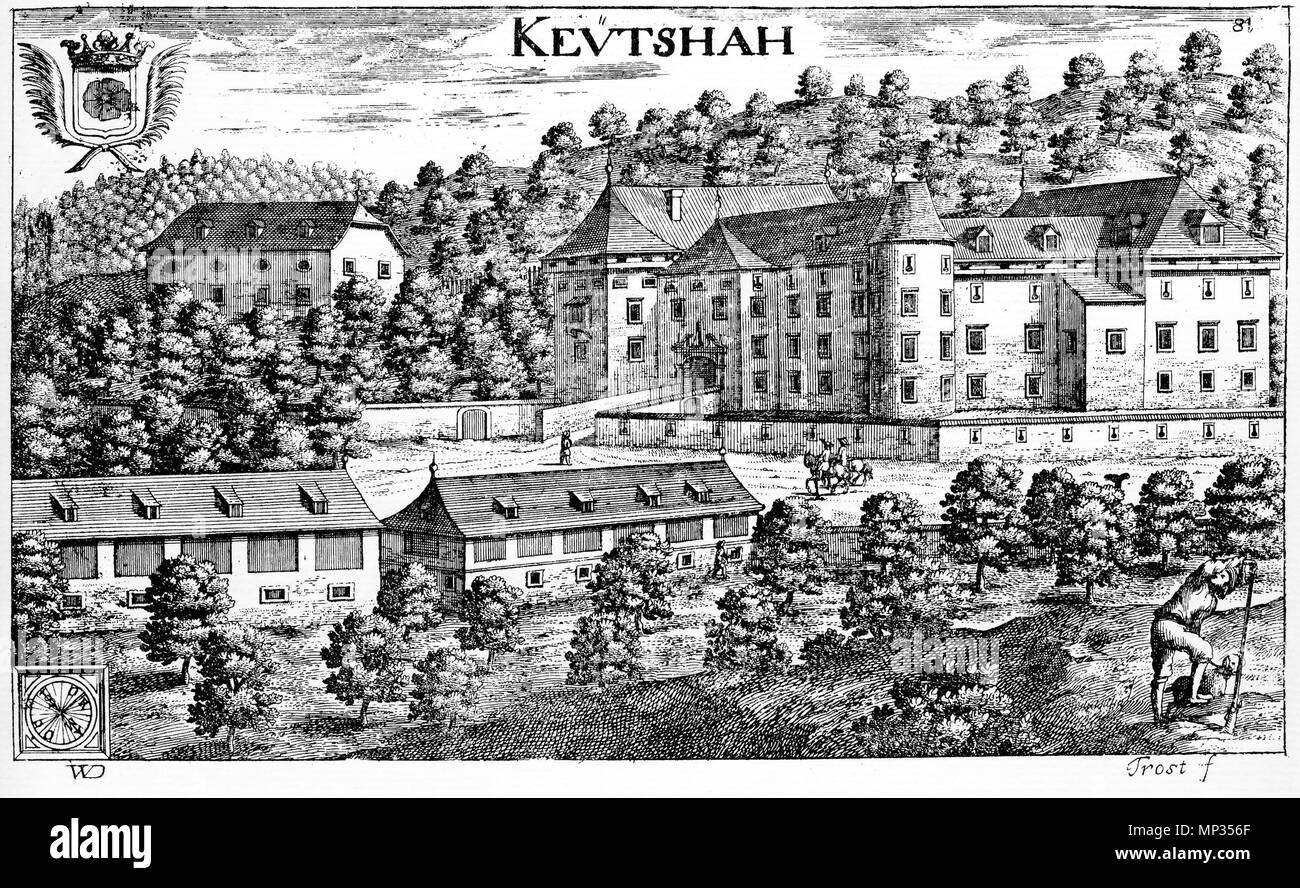 . Deutsch : Haus Keutschach im Jahre 1688 à Reifnitz / Kärnten / Österreich / Europäische Union européenne. Figure aus J. W. Valvasor : Topographia antiquae et Archiducatus Carinthiae modernae completa. Anglais : Château de Keutschach dans la municipalité de Carinthie Reifnitz en Carinthie / Autriche / Union européenne. L'an 1688. Johann von Weikhard Valvasor (1641-1693) Noms alternatifs Johann Weichard Janez Vajkard Valvasor, von Description Valvasor, écrivain et historien de l'abeille carniolienne scientist Date de naissance/décès Mai 1641 19 septembre 1693 Lieu de naissance/décès de Krško Ljubljana Banque D'Images