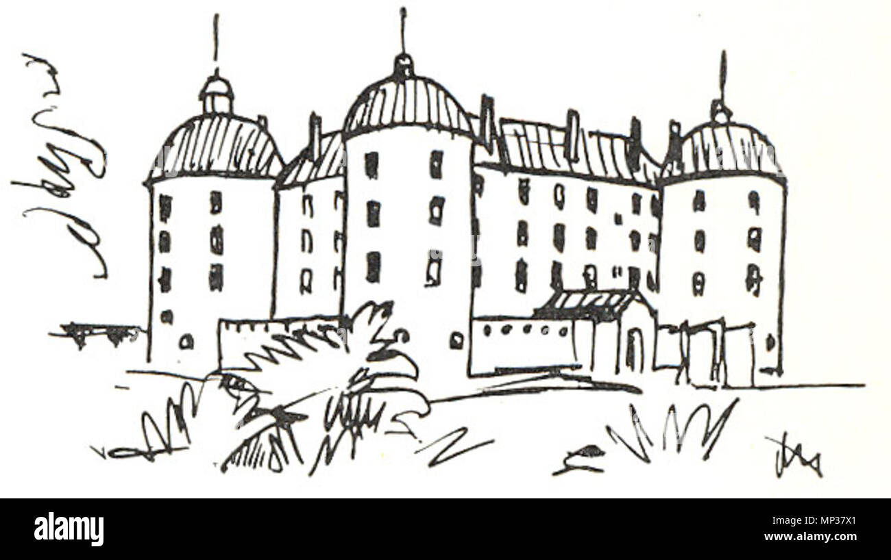1291 Dahlander Örebro slott Banque D'Images