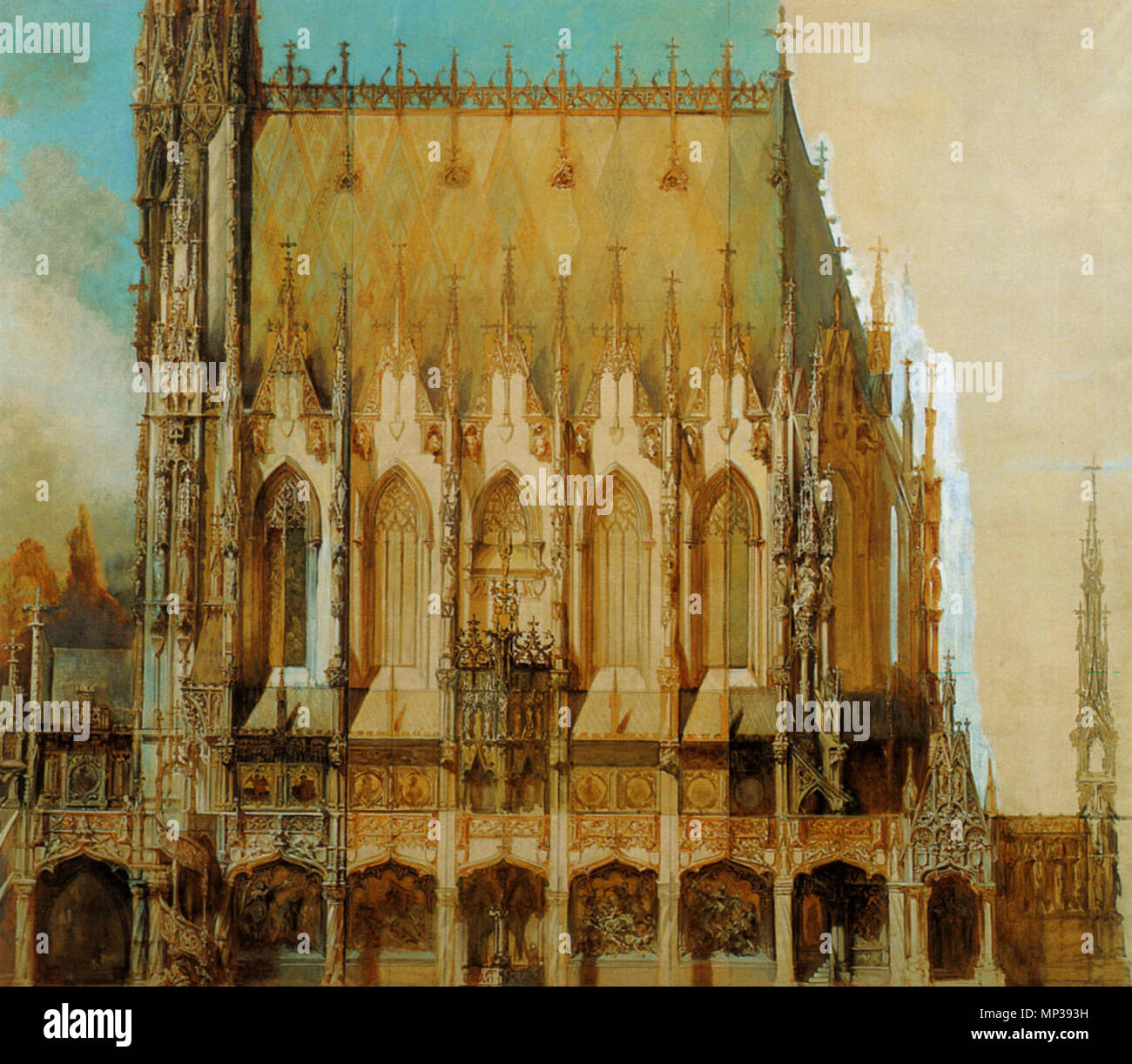 Allemand : Gotische Grabkirche St Michael, Seitenansicht . Hans Makart était un Autrichien du 19e siècle l'histoire académique peintre, designer, décorateur et Hans Makart (1840-1884) Noms alternatifs Johann Ferdinand Apollonios Description Makart peintre autrichien, dessinateur, décorateur et concepteur de la peinture d'histoire académique Date de naissance/décès 28 Mai 1840 3 octobre 1884 Lieu de naissance/décès lieu de travail vienne Salzbourg Vienne (1858), Salzbourg (1859), Munich (1859-1865), Vienne (1869-1884) contrôle d'autorité : Q511444 : VIAF 32791716 ISNI : 0000 0000 7365 1286 ULAN : 500026894 RCAC : n84193 Banque D'Images