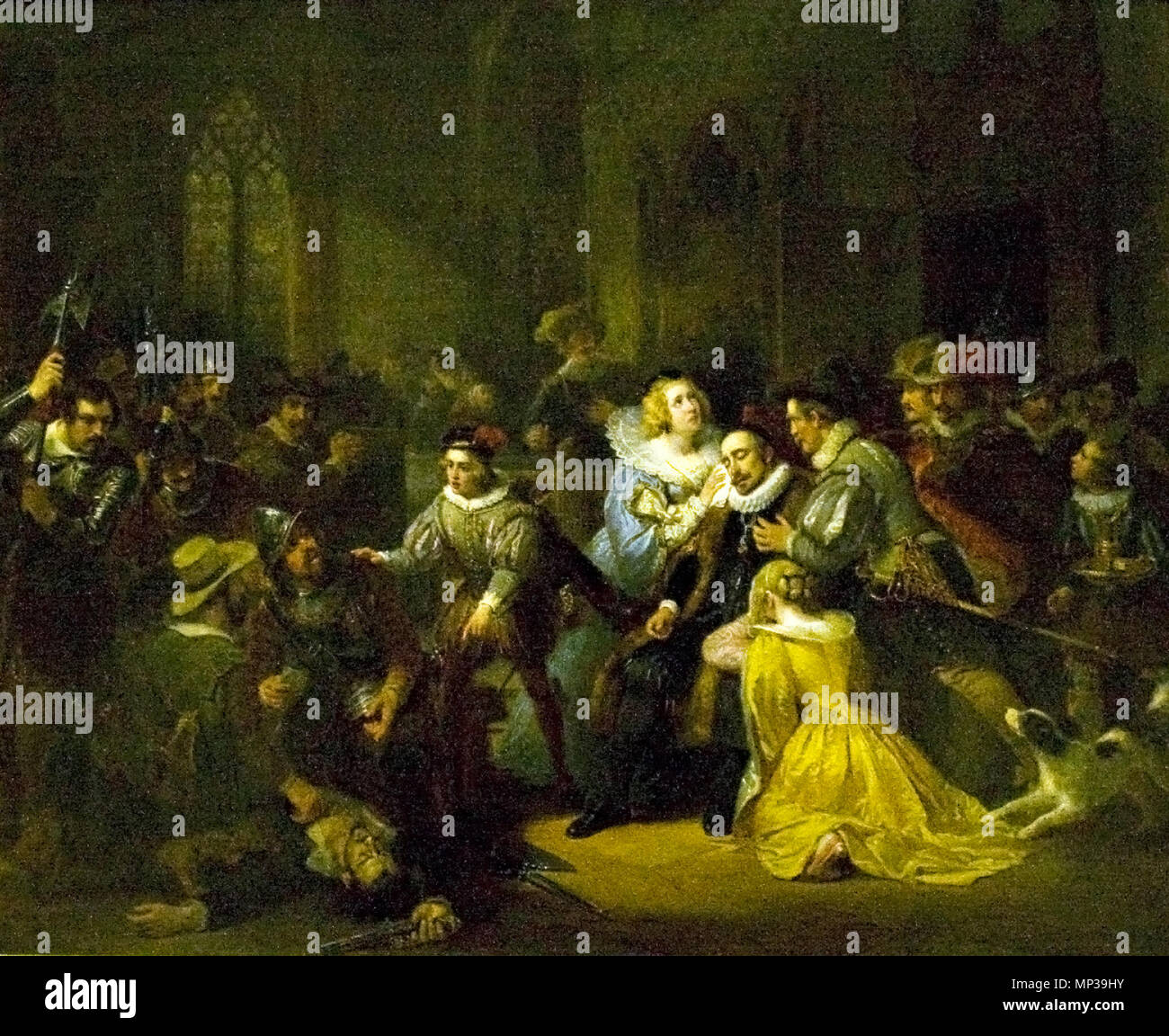 Tentative de meurtre contre Guillaume le Taciturne en 1582 1838. 912 Tentative de meurtre contre Guillaume le Taciturne en 1582 Banque D'Images