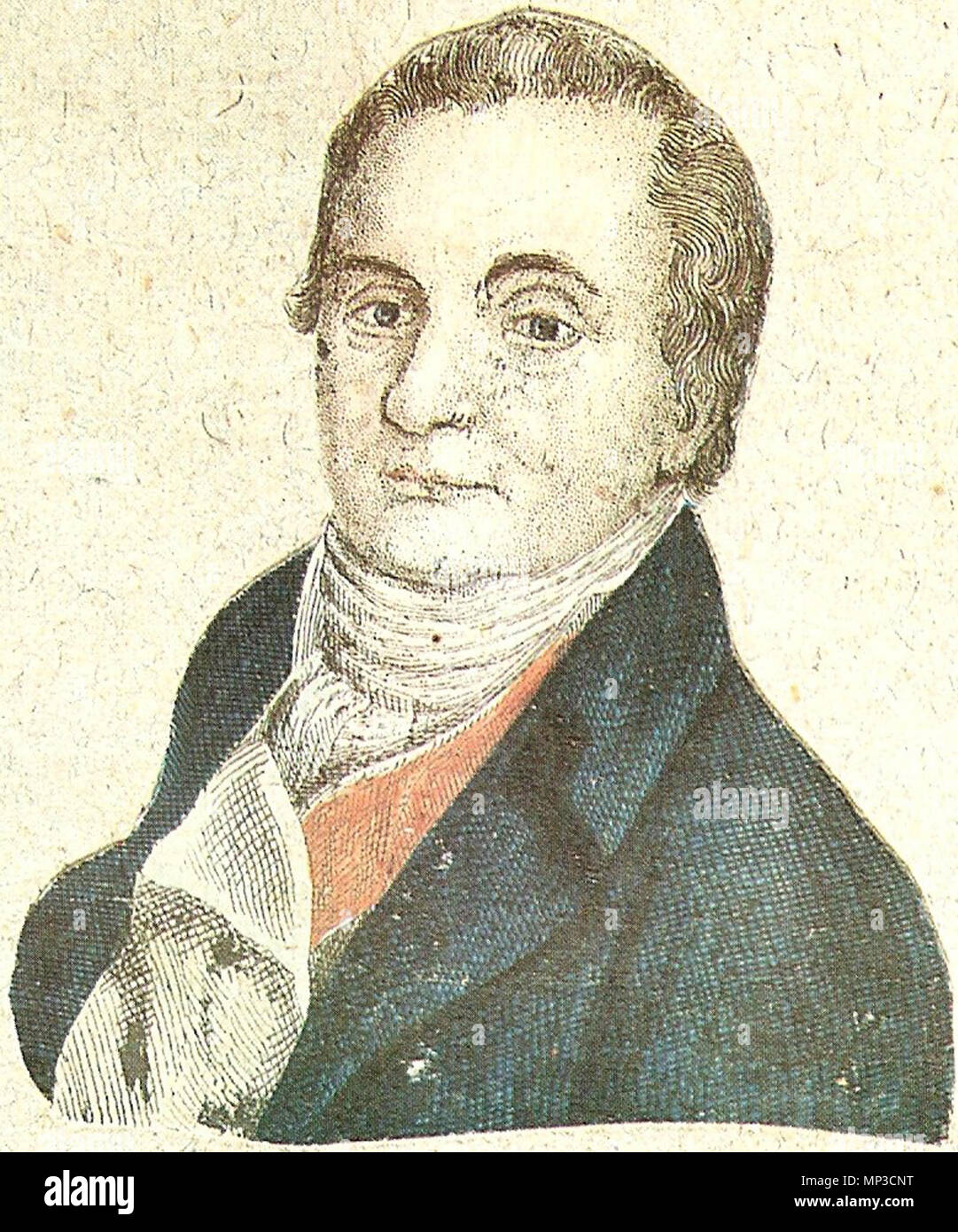 . Anglais : Józef Wybicki (1747-1822) - auteur de l'Hymne National Polonais lyrics. Gravure couleur à partir de la fin du xviiie ou début du xixe siècle. Polski : Józef Wybicki (1747-1822) - auteur słów polskiego hymnu narodowego. Kolorowany miedzioryt z końca XVIII XIX początku lub w. avant 1822. JozefWybicki 746 inconnu Banque D'Images