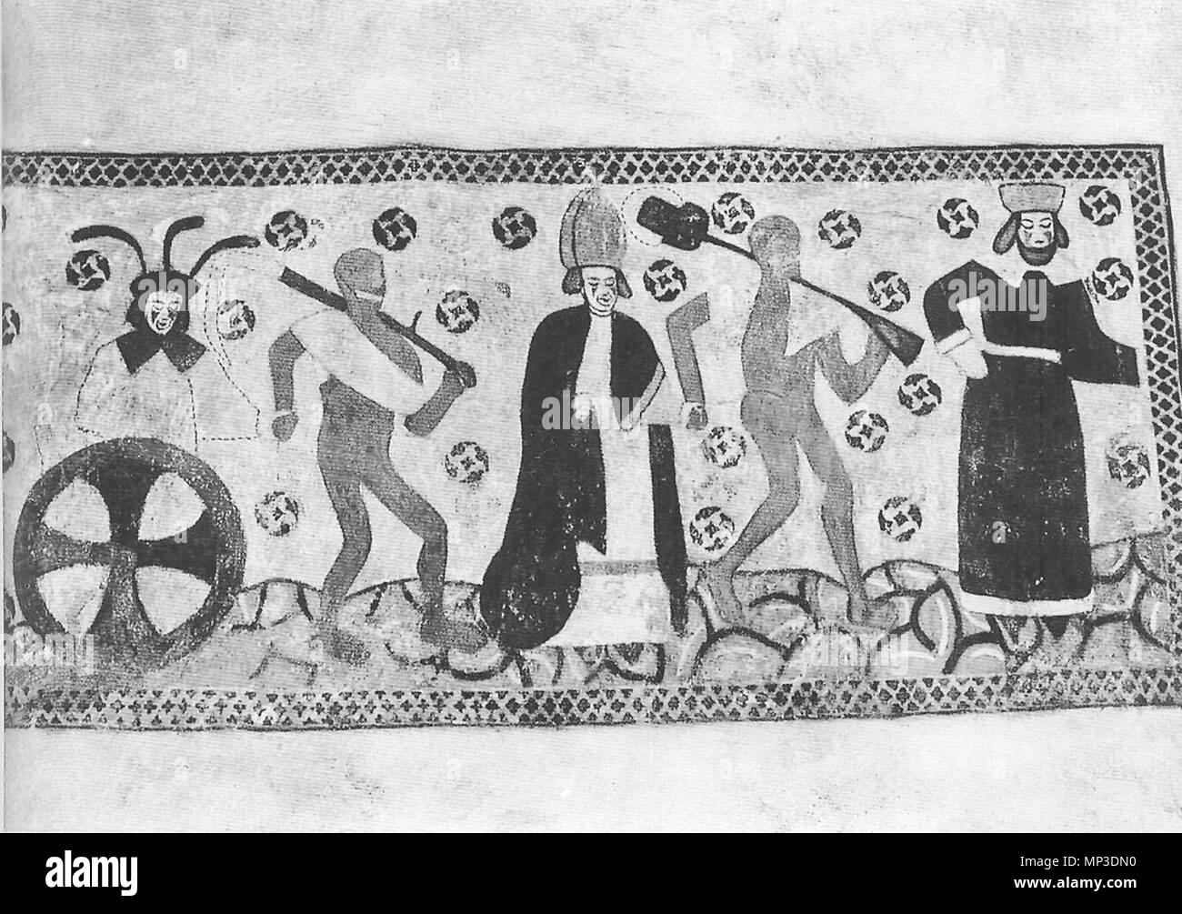 912 Muralmålning Ingå 1 Banque D'Images