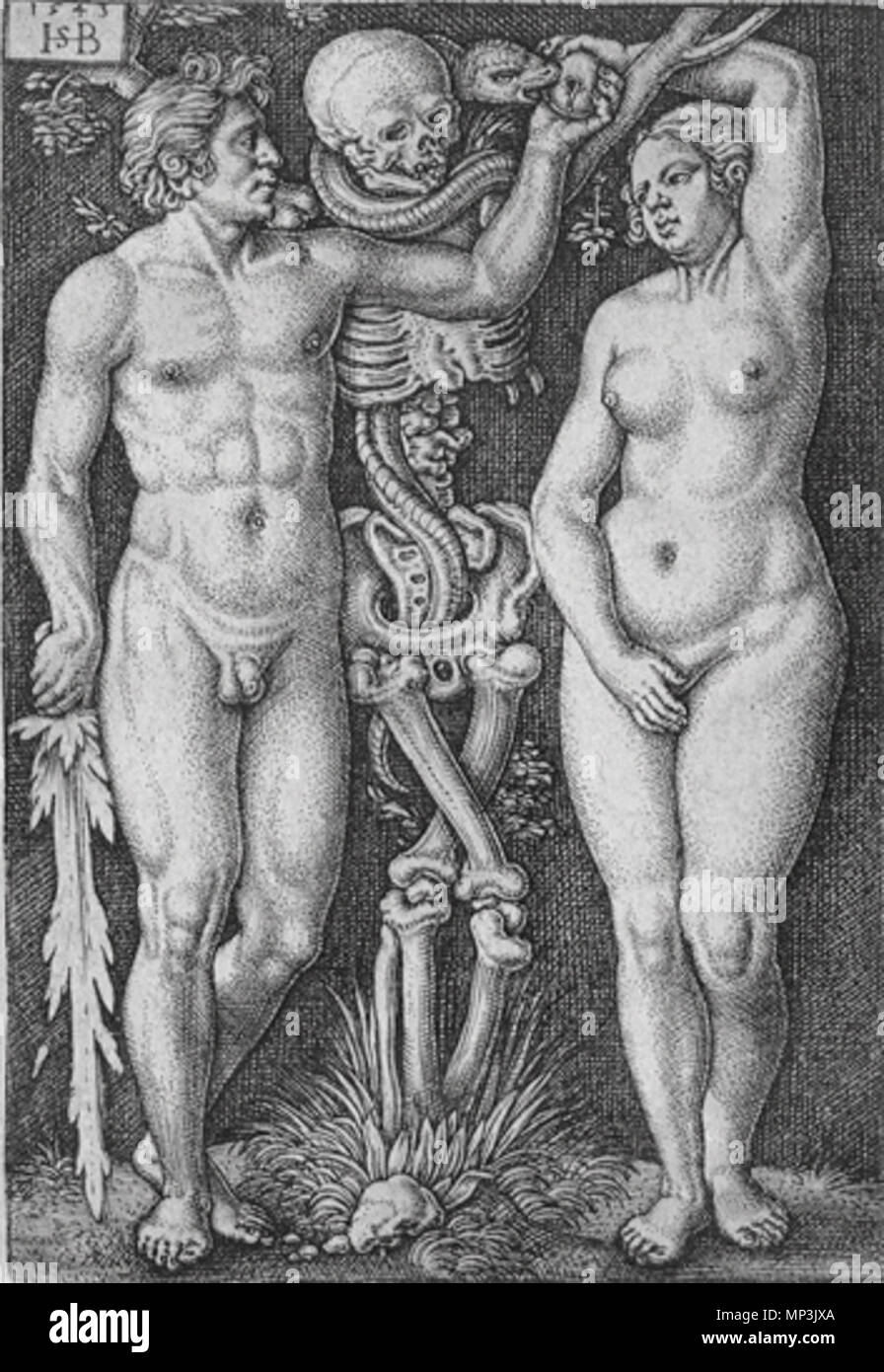 . Photographie d 'Adam et Eve', 1543. La gravure, par Hans Sebald Beham - dans le domaine public. 1543. (5 octobre 2004 (en fonction des données Exif)). Hans Sebald Beham (1500-) noms alternatifs Beham, Hans Sebald Allemand Description de l'artiste, peintre, graveur et bûcheron Date de naissance/décès 1500 22 novembre 1550 / 22 novembre 1550 Lieu de naissance/décès Nuremberg Nuremberg, lieu de travail de Francfort Francfort (Main), München contrôle d'autorité : Q507825 : VIAF 59167585 ISNI : 0000 0001 0905 7714 ULAN : 500115491 RCAC : n80024446 : WGA BEHAM, Hans Sebald Beham Sebald 1107 WorldCat 001 Banque D'Images