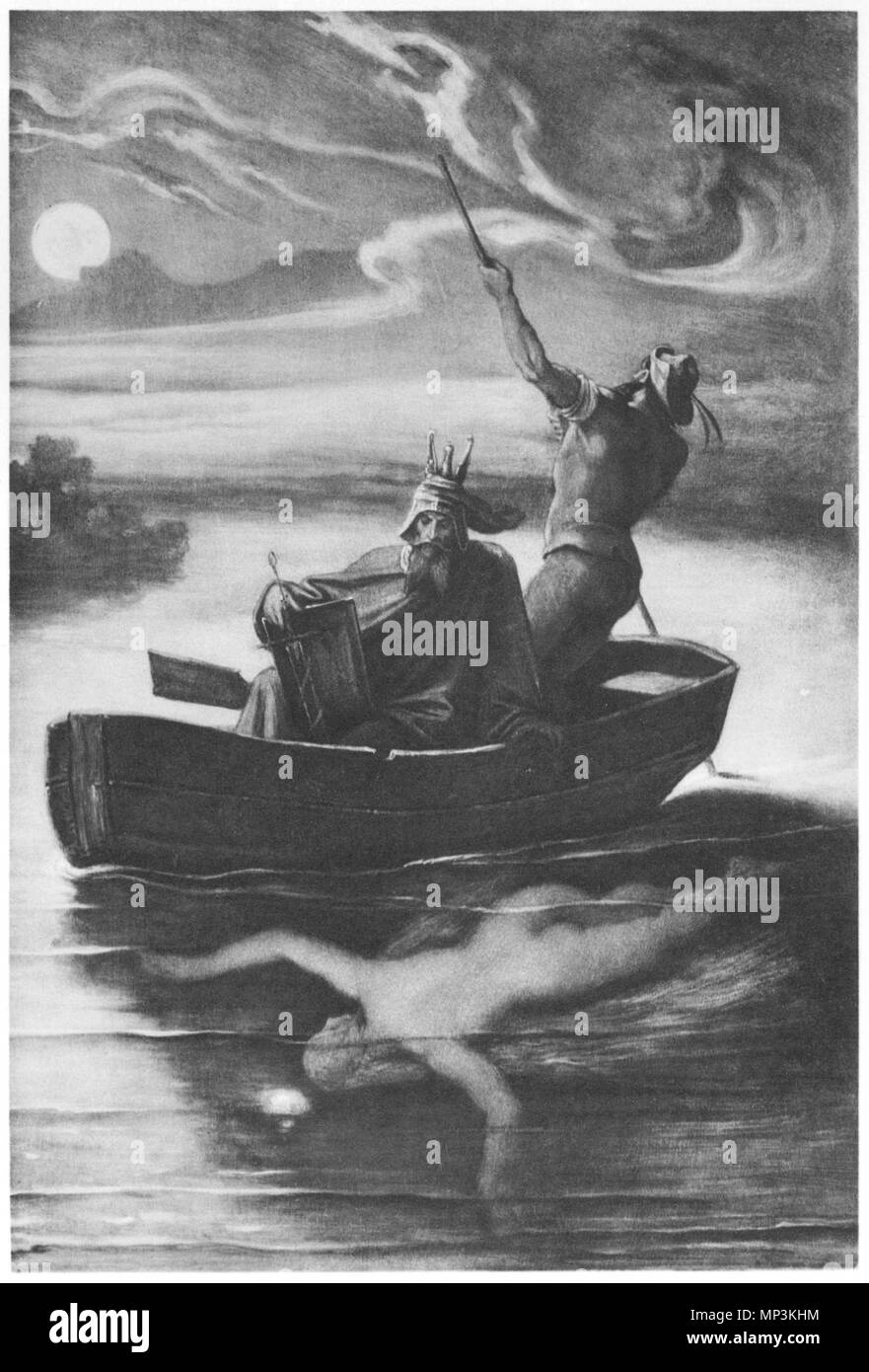 906 Moritz von Schwind Ritter auf nächtlicher Fahrt Banque D'Images