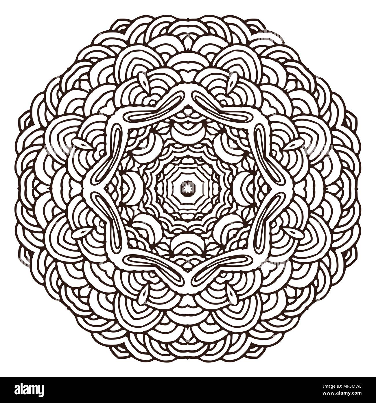 Carte A La Main Ornement Modele De Mandala L Element Parfait Pour Tout Type De Conception Cartes D Invitation Anniversaire Et D Autres Vacances Kaleidoscope Waterc Image Vectorielle Stock Alamy