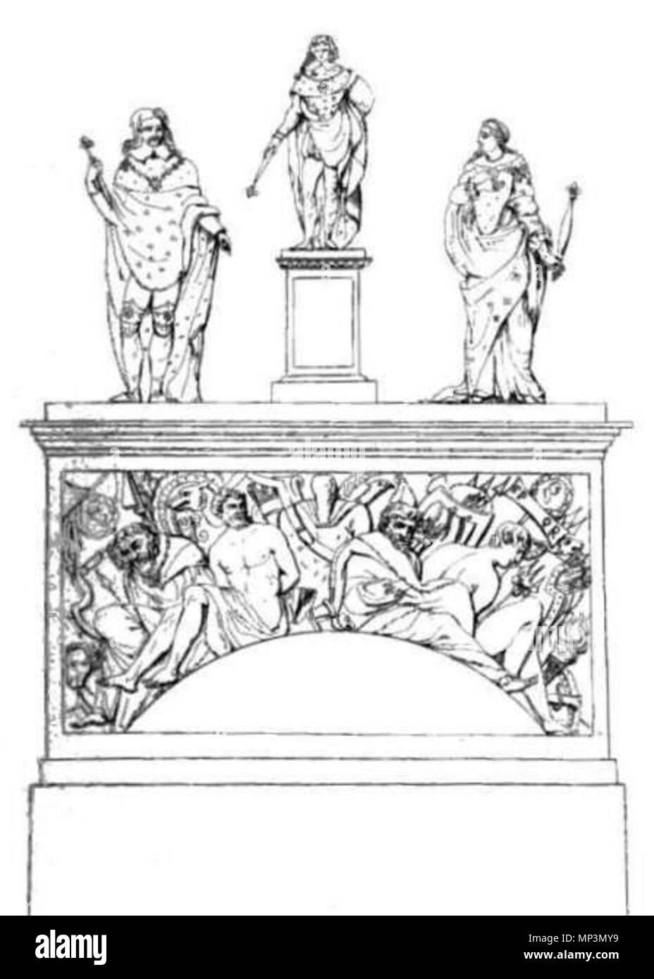 904 Monument du Pont au Change au Musée des monuments français Banque D'Images