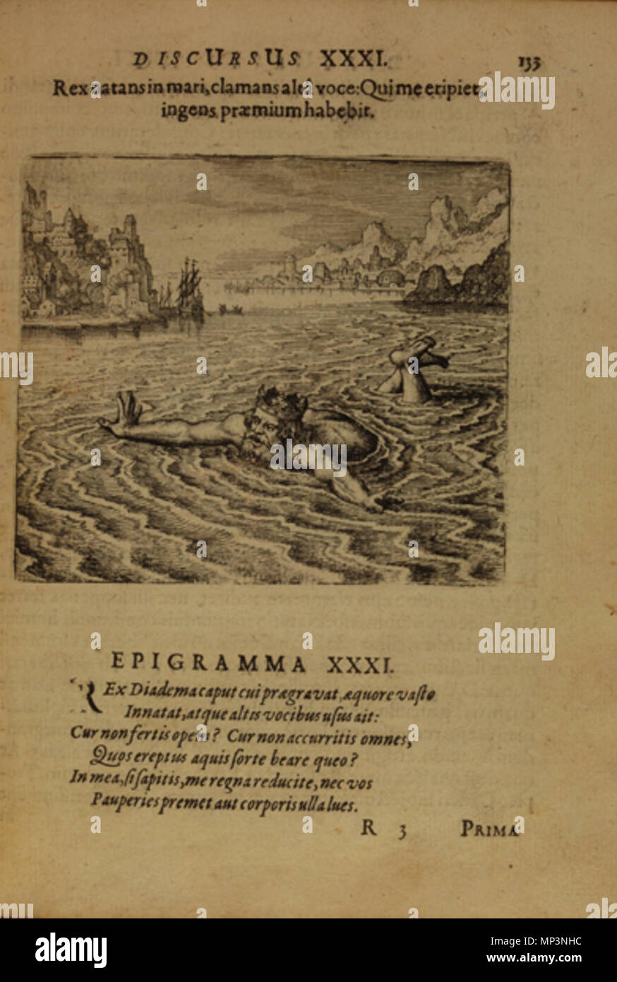 Discursus XXXI, Epigramma XXXI Anglais : Discursus XXXI, Epigramma XXXI, page 133, gravée par programme Matthaeus Merian (1593-1650). D'Atalanta Fugiens : hoc est, emblèmes nova de secretis natuae chymica, accommodata partim oculis et intellectui, figuris cupro incisis adjectisque sententiis, epigrammatis, et notis, partim auribus et recreationi animi plus minus 50 fugis musicalibus trium vocum, quarum duae simplicem ad unam melodiam distichis canendis peraptam correspondeant non absque,, ; singulari jucunditate videnda, meditanda, Legenda, intelligenda dijudicanda, canenda, et audienda / authore Mi Banque D'Images